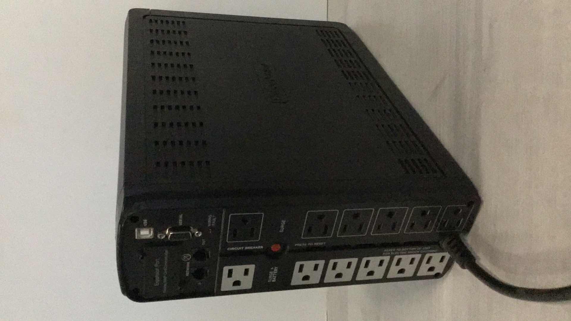 Photo 1 of CYBERPOWER PFC SINEWAVE UPS SYSTEM 1500VA/1000W 12 OUTLET MODEL CP1500PFCLCD