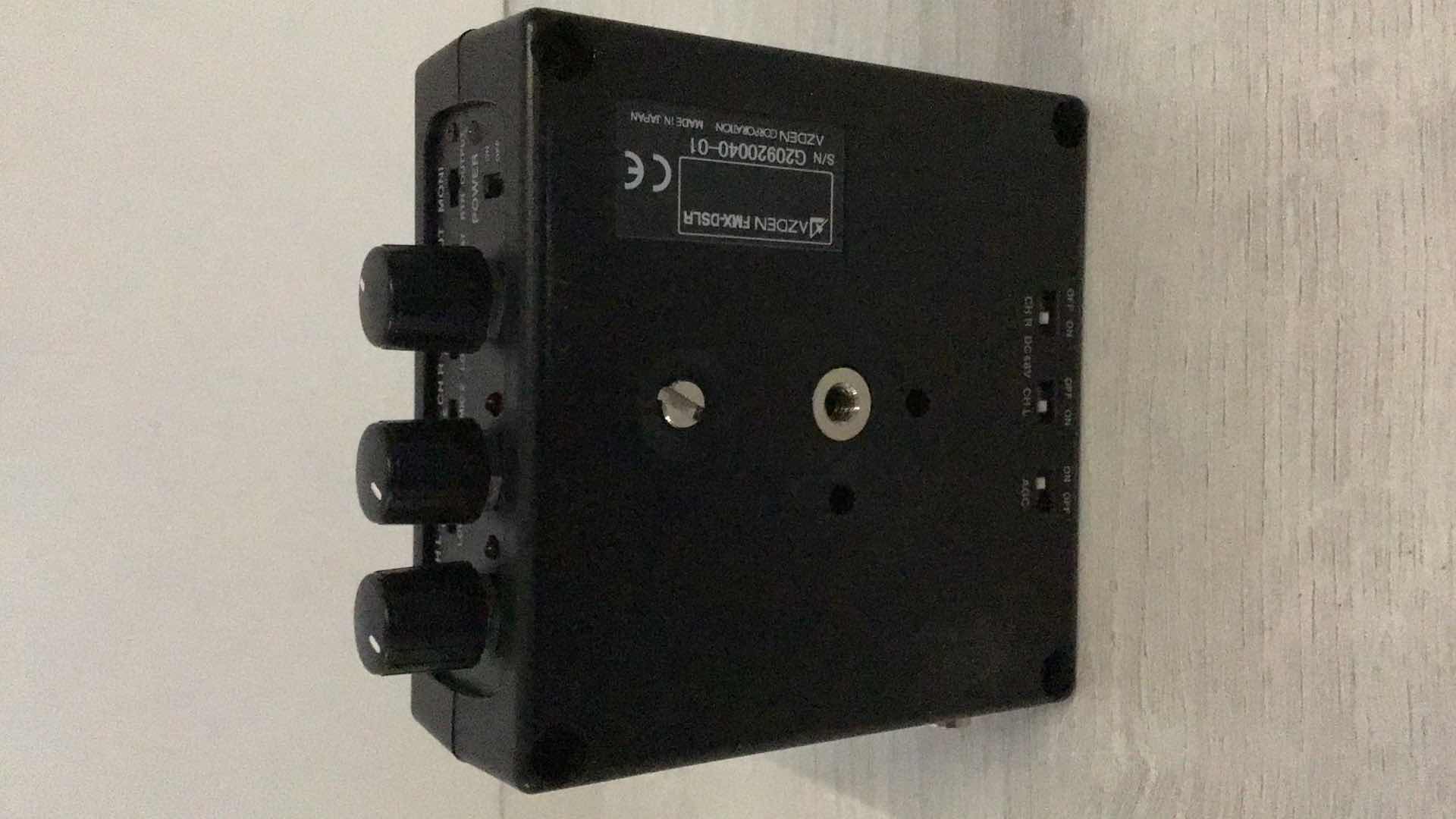 Photo 1 of AZDEN 2 CHANNEL PORTABLE MIXER FMX-DSLR