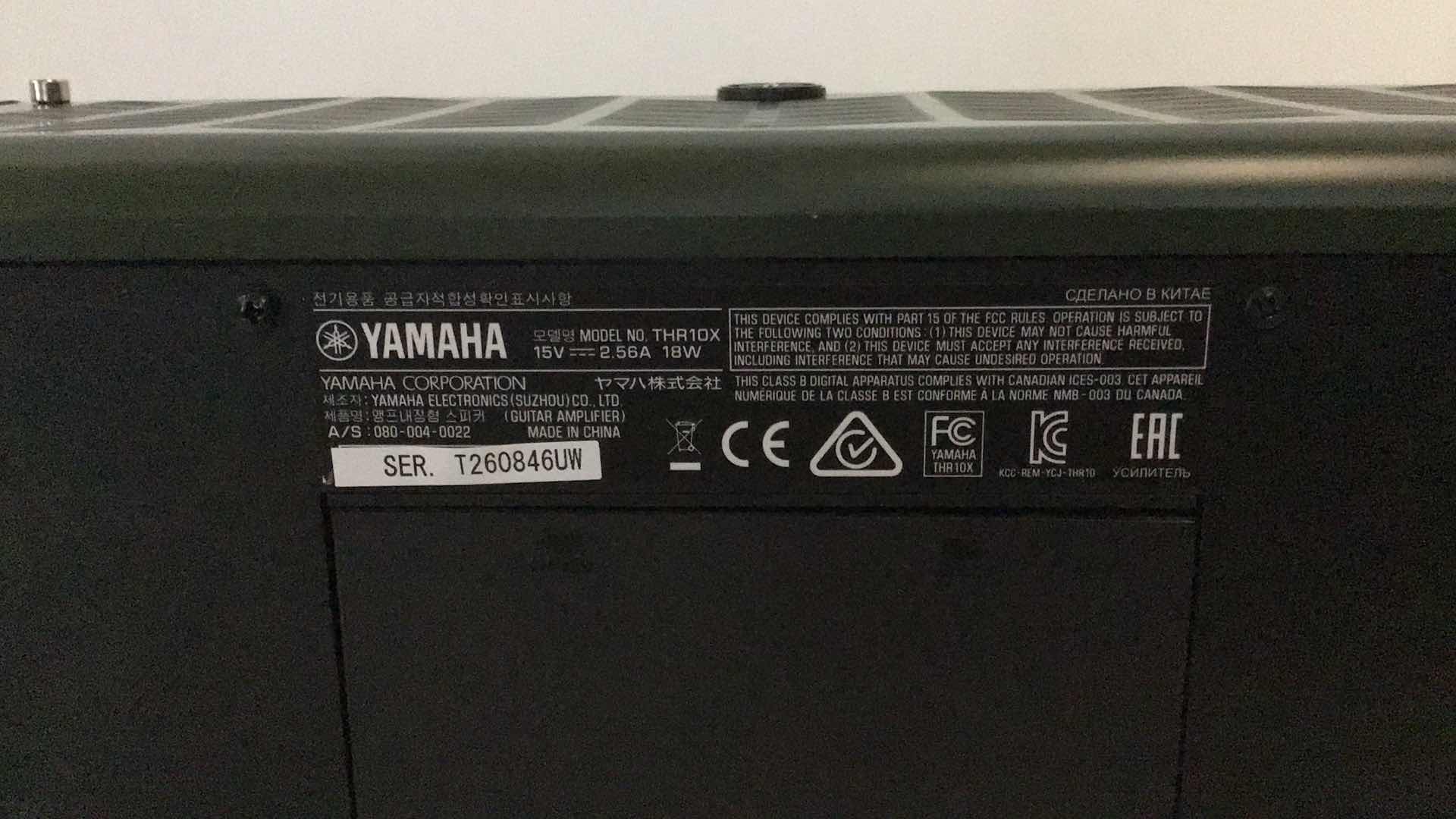 Photo 1 of YAMAHA THR10X HIGH GAIN 10W 2X3 STEREO DIGITAL MODELING GUITAR COMBO