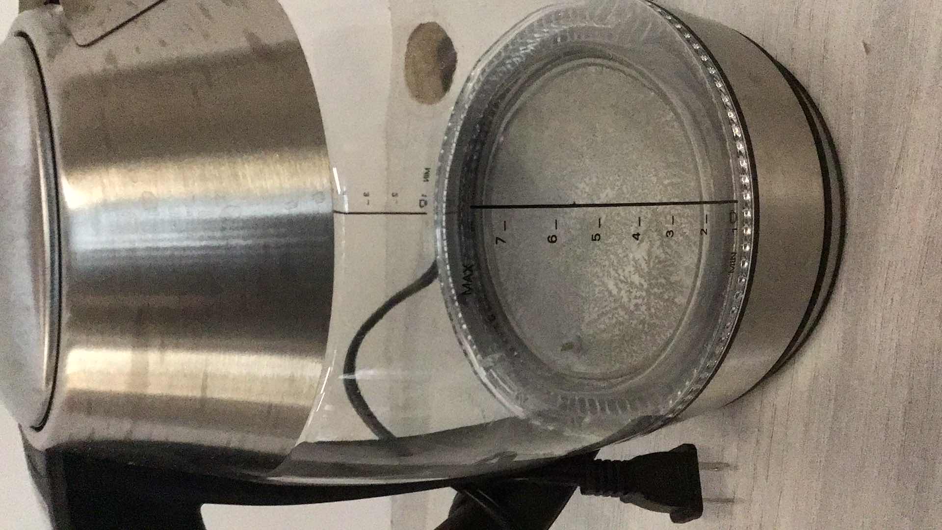 Photo 1 of INTERTEK CHEFMAN ELECTRIC KETTLE 1.7 LITER STAINLESS STEEL