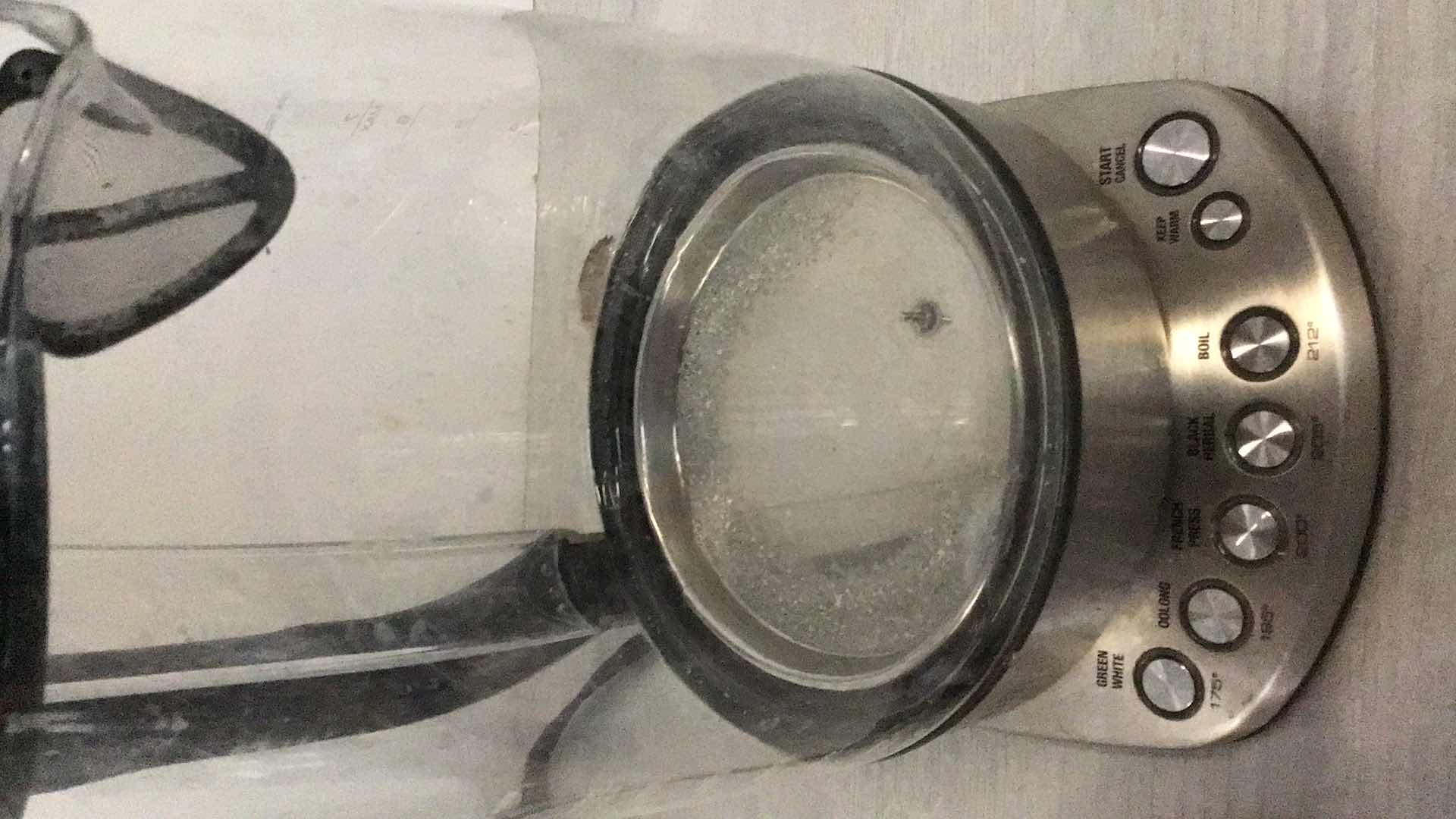 Photo 1 of BREVILLE IQ KETTLE PURE ELECTRIC KETTLE 1.7 LITERS MODEL BKE830XL