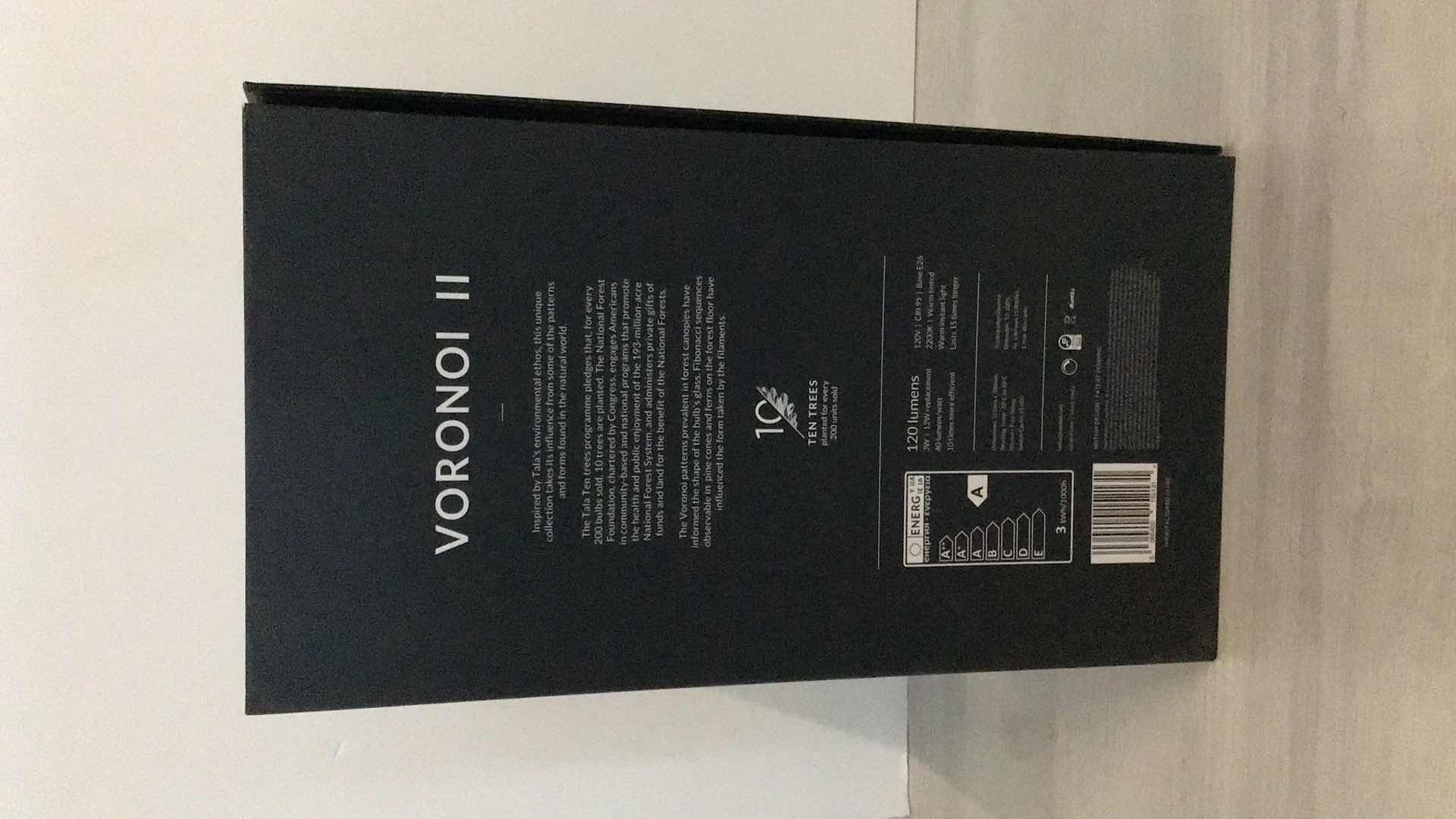 Photo 1 of NEW TALA VORONOI II LED SCULPTED LIGHTBULB