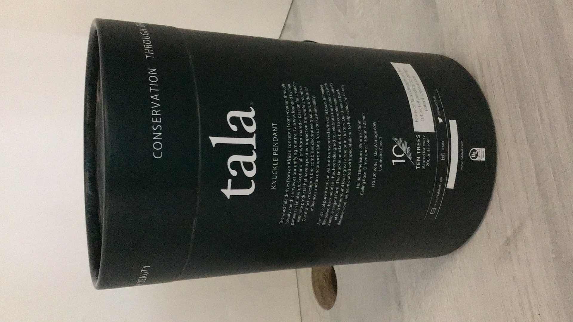 Photo 1 of NEW TALA KNUCKLE PENDANT LIGHT BULB HOLDER 118” CABLE