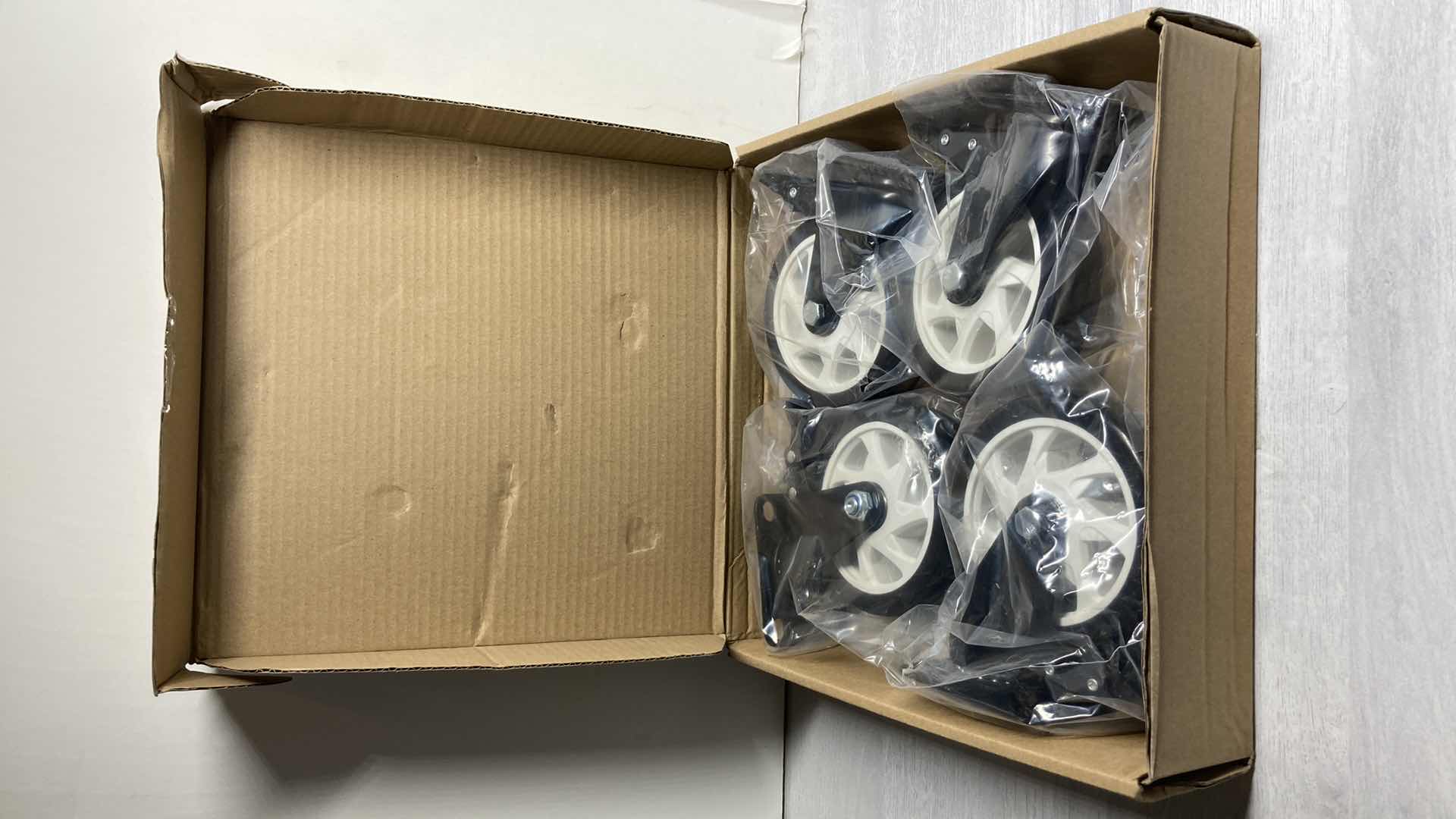 Photo 1 of NEW HEAVY-DUTY 5” CASTER WHEELS W BRAKE SET OF 4