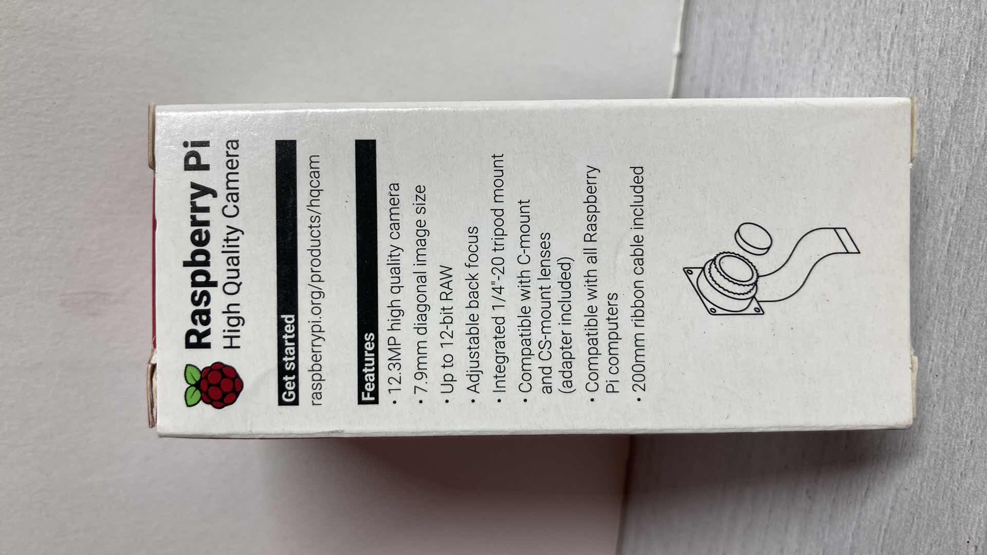 Photo 1 of NEW RASPBERRY PI 12.3MP HIGH QUALITY CAMERA LENS