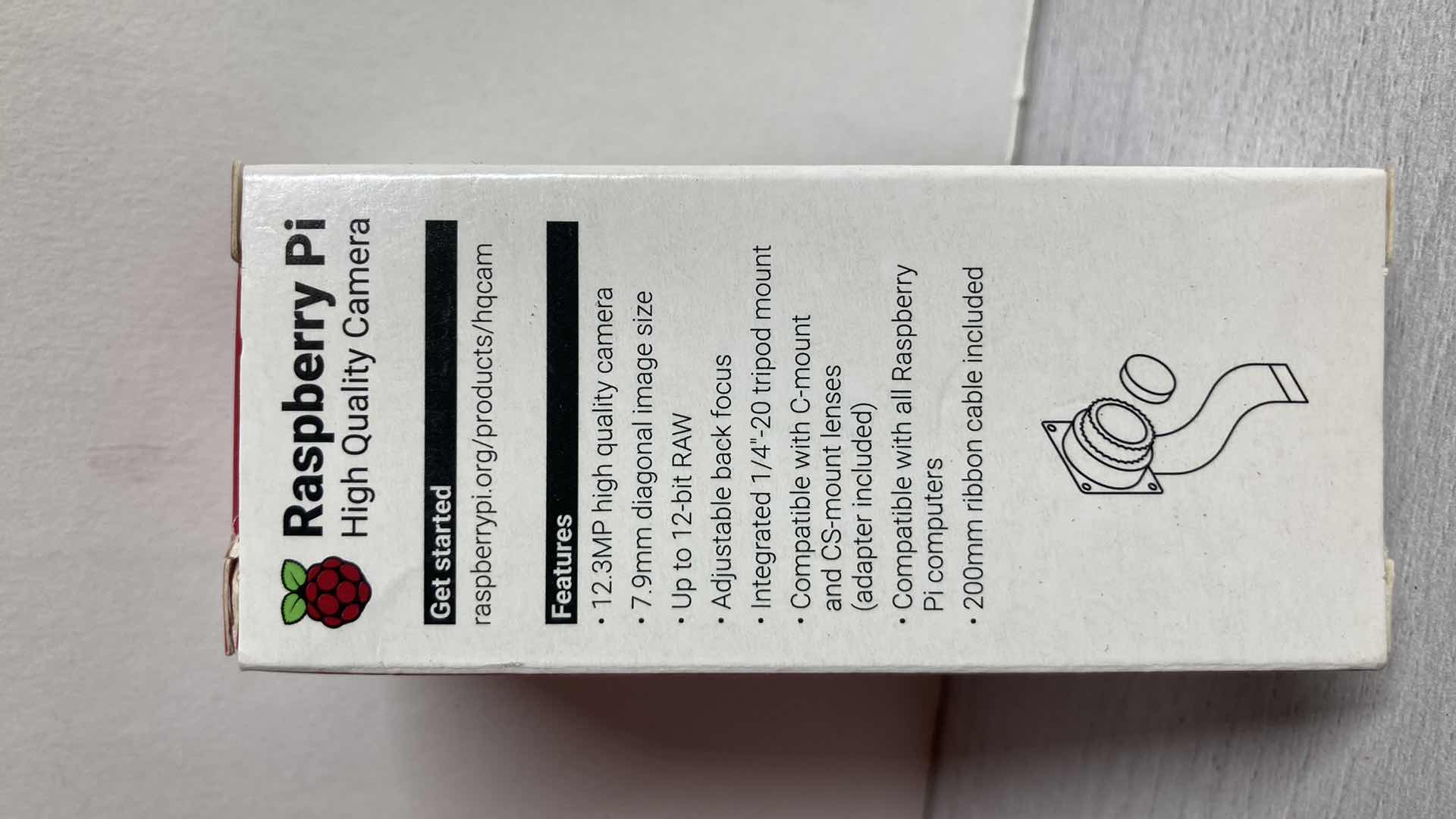 Photo 1 of NEW RASPBERRY PI 12.3MP HIGH QUALITY CAMERA LENS