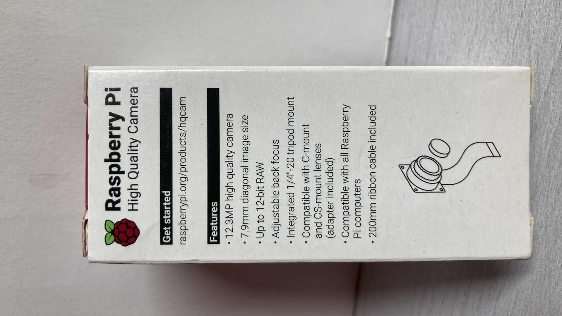 Photo 1 of NEW RASPBERRY PI 12.3MP HIGH QUALITY CAMERA LENS