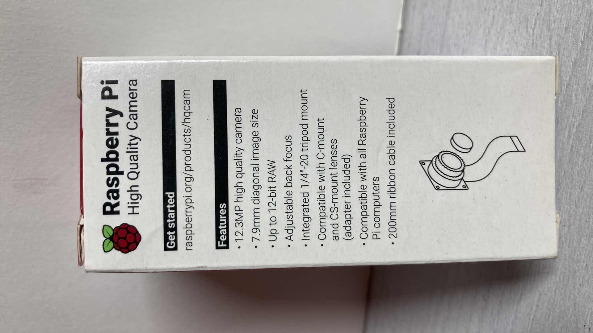 Photo 1 of NEW RASPBERRY PI 12.3MP HIGH QUALITY CAMERA LENS