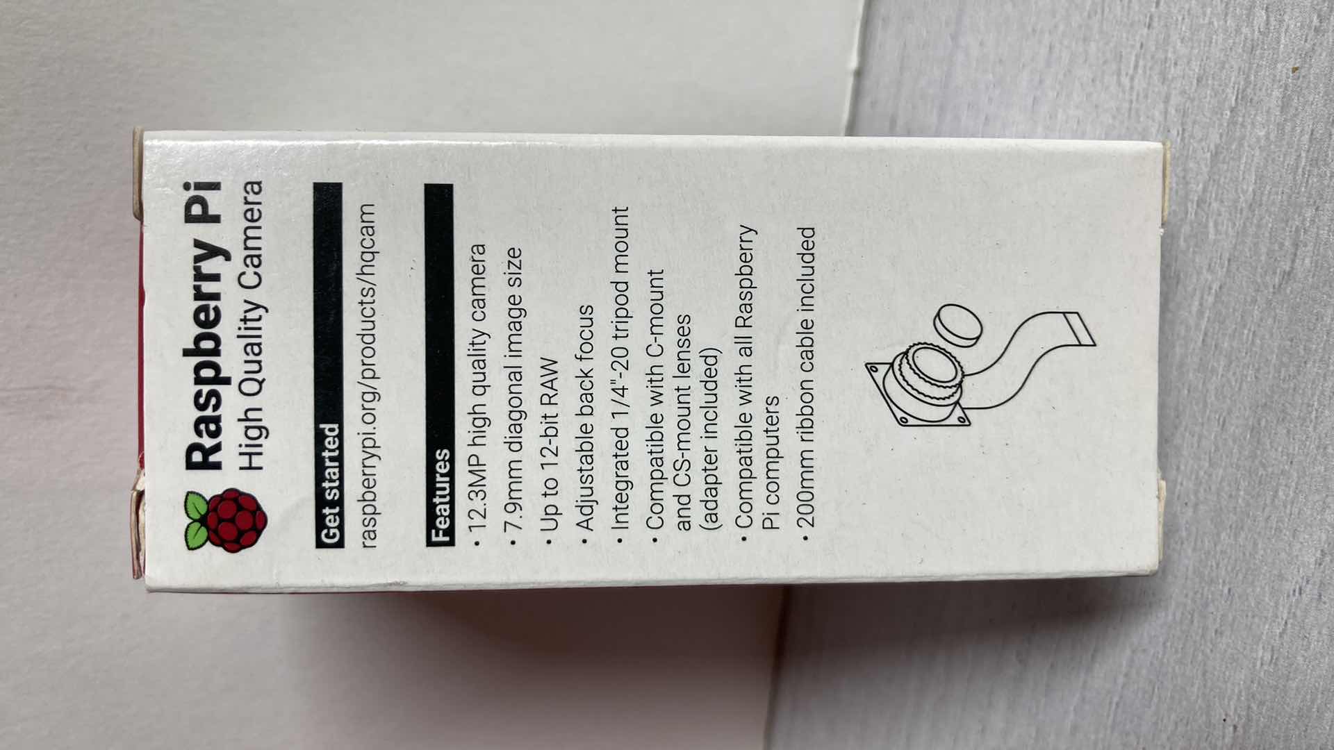 Photo 1 of NEW RASPBERRY PI 12.3MP HIGH QUALITY CAMERA LENS