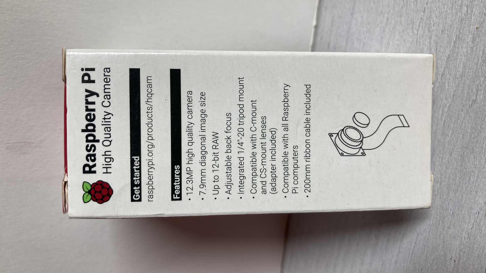 Photo 1 of NEW RASPBERRY PI 12.3MP HIGH QUALITY CAMERA LENS