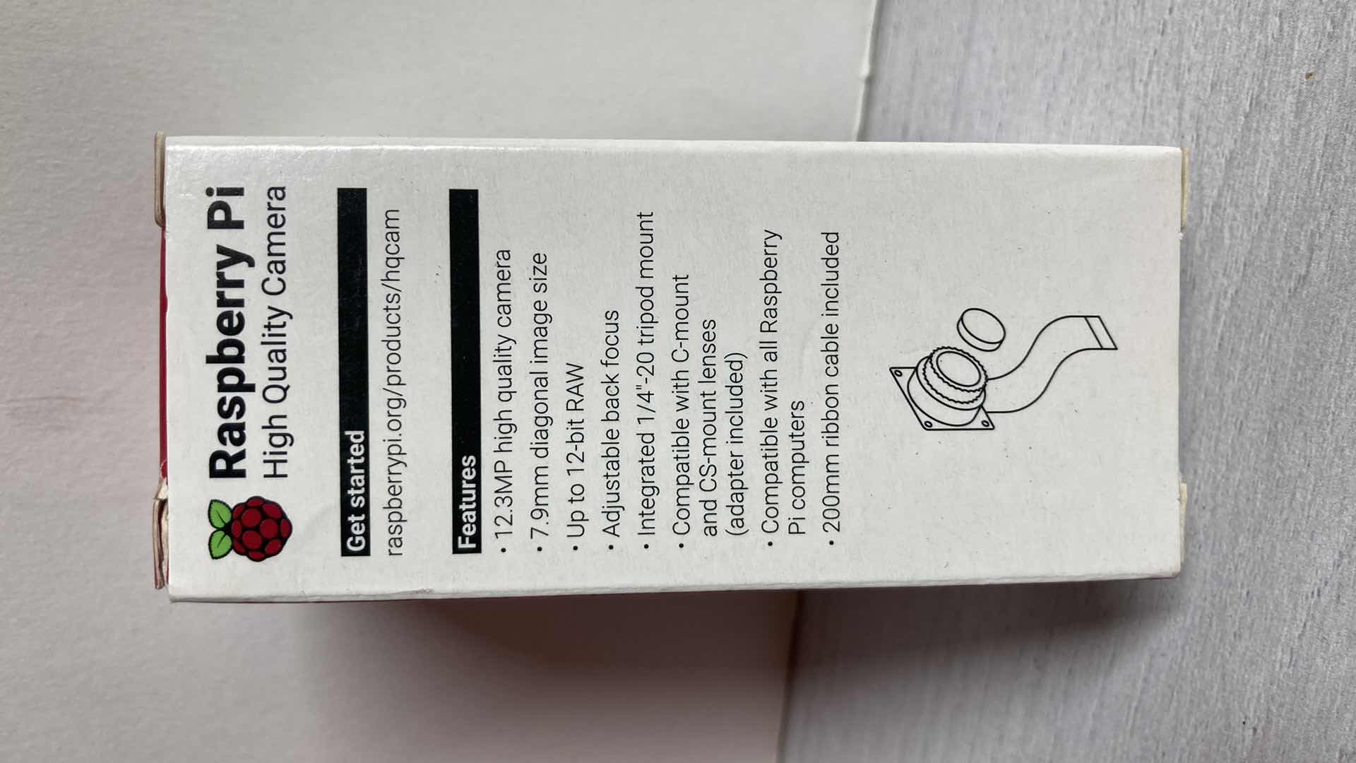 Photo 1 of NEW RASPBERRY PI 12.3MP HIGH QUALITY CAMERA LENS