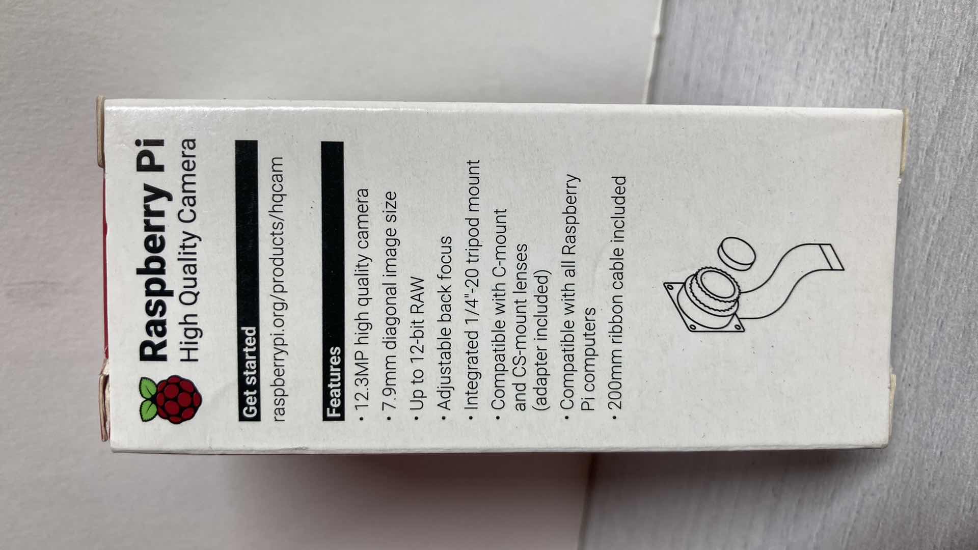 Photo 1 of NEW RASPBERRY PI 12.3MP HIGH QUALITY CAMERA LENS