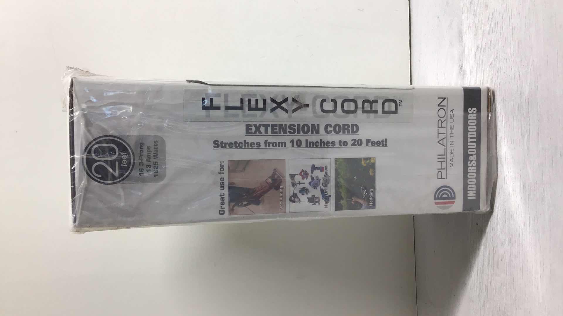 Photo 1 of PHILATRON 20FT FLEXY CORD EXTENSION CABLE