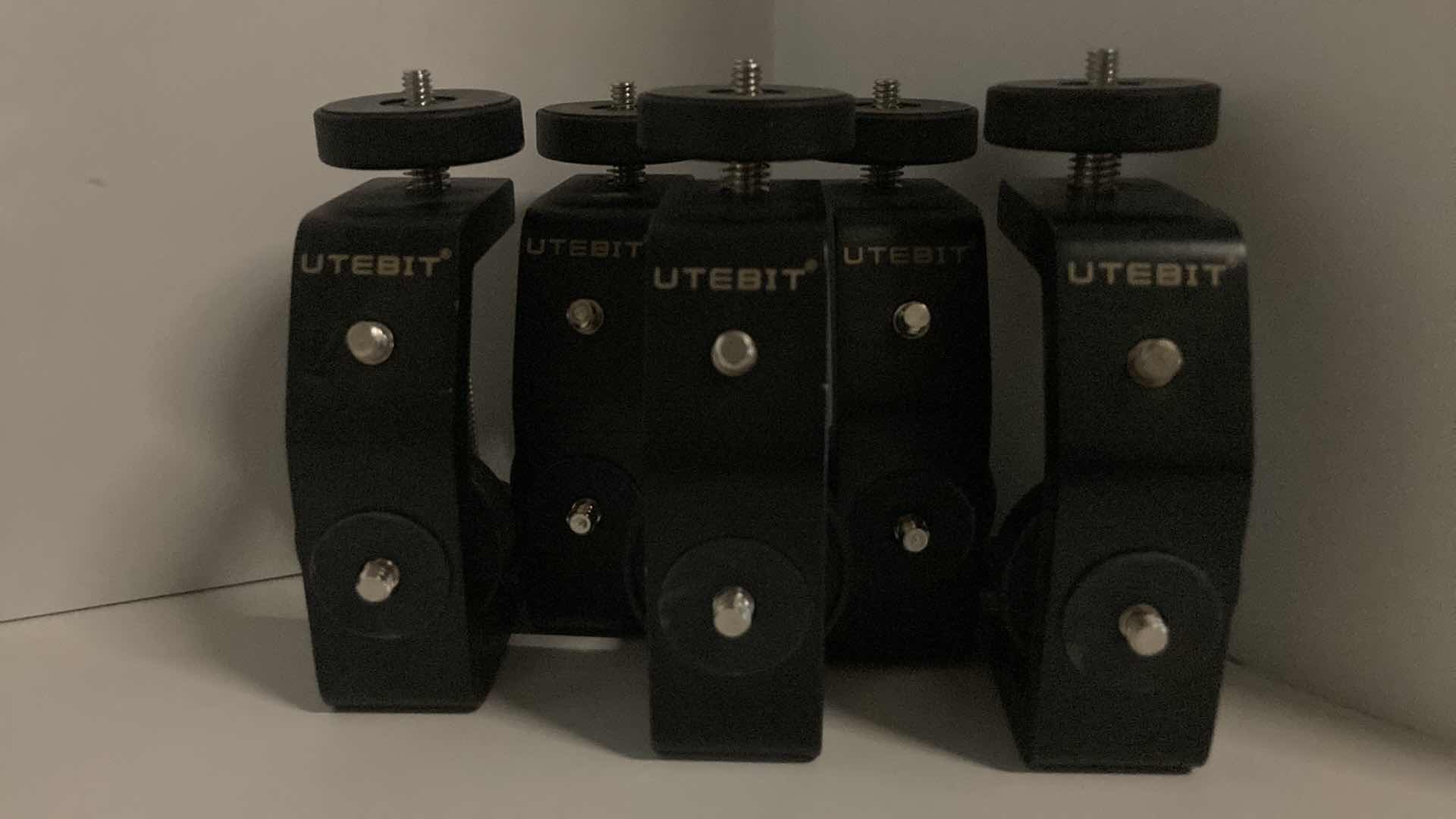 Photo 1 of UTEBIT UNIVERSAL C-CLAMP FOR DESKTOPS & CAMERAS (5PC SET) 2.95” X 1.77” H6.69”