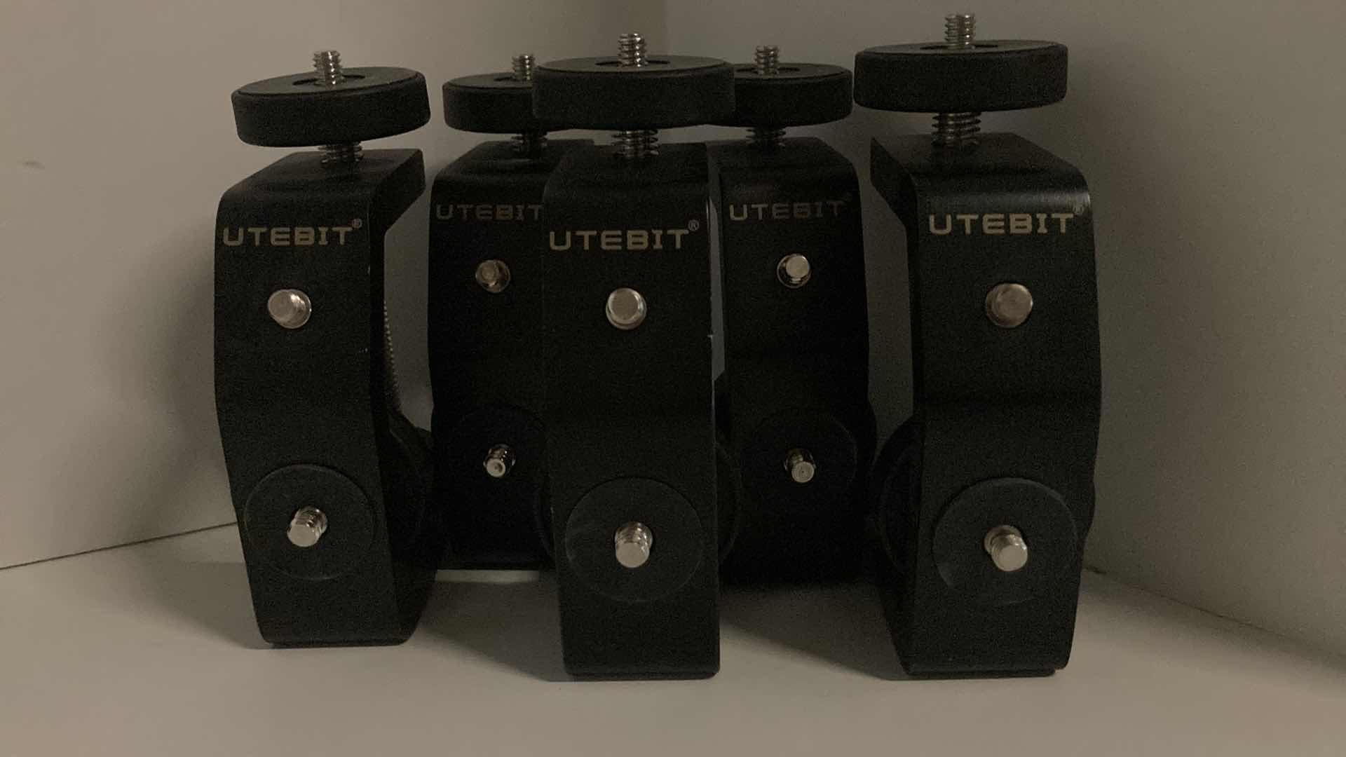 Photo 1 of UTEBIT UNIVERSAL C-CLAMP FOR DESKTOPS & CAMERAS (5PC SET) 2.95” X 1.77” H6.69”