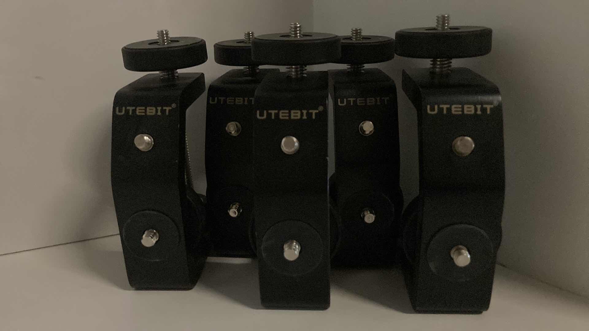 Photo 1 of UTEBIT UNIVERSAL C-CLAMP FOR DESKTOPS & CAMERAS (5PC SET) 2.95” X 1.77” H6.69”