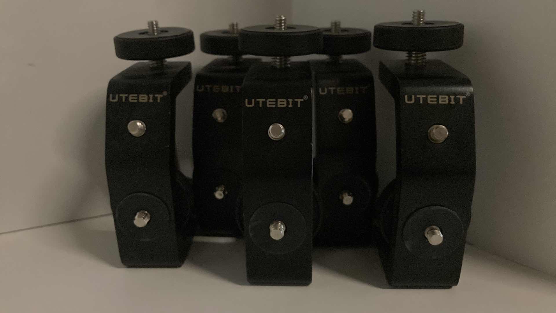 Photo 1 of UTEBIT UNIVERSAL C-CLAMP FOR DESKTOPS & CAMERAS (5PC SET) 2.95” X 1.77” H6.69”