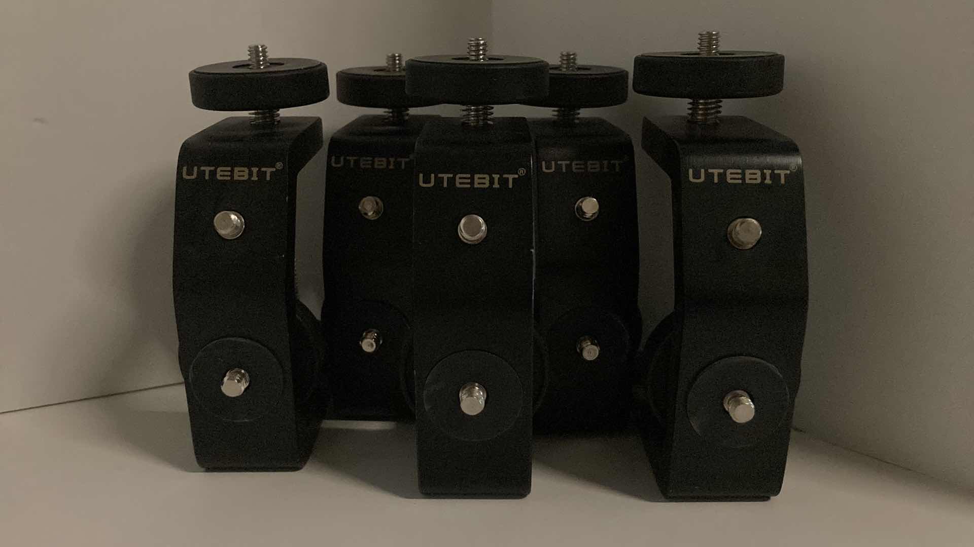 Photo 1 of UTEBIT UNIVERSAL C-CLAMP FOR DESKTOPS & CAMERAS (5PC SET) 2.95” X 1.77” H6.69”