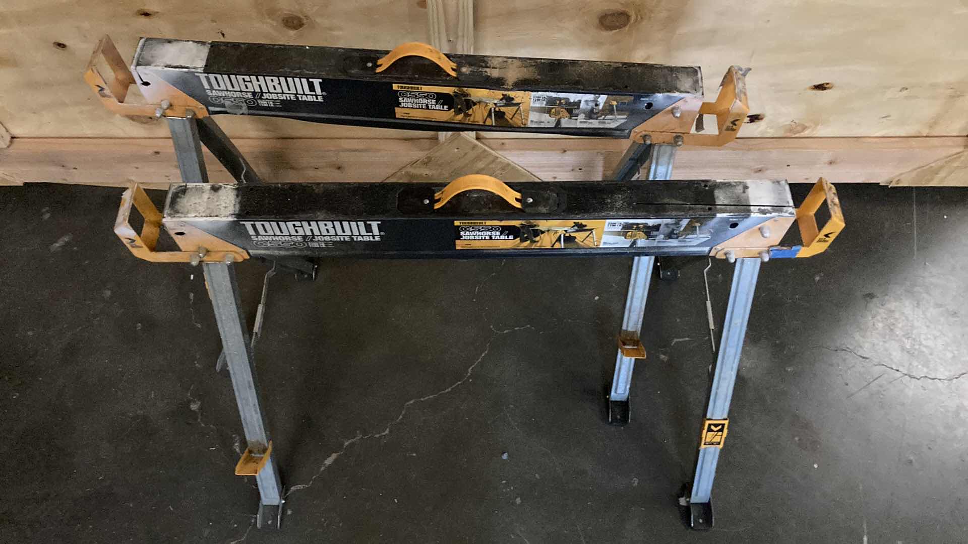 Photo 1 of TOUGHBUILT SAWHORSE JOBSITE TABLE MODEL C550 (2)