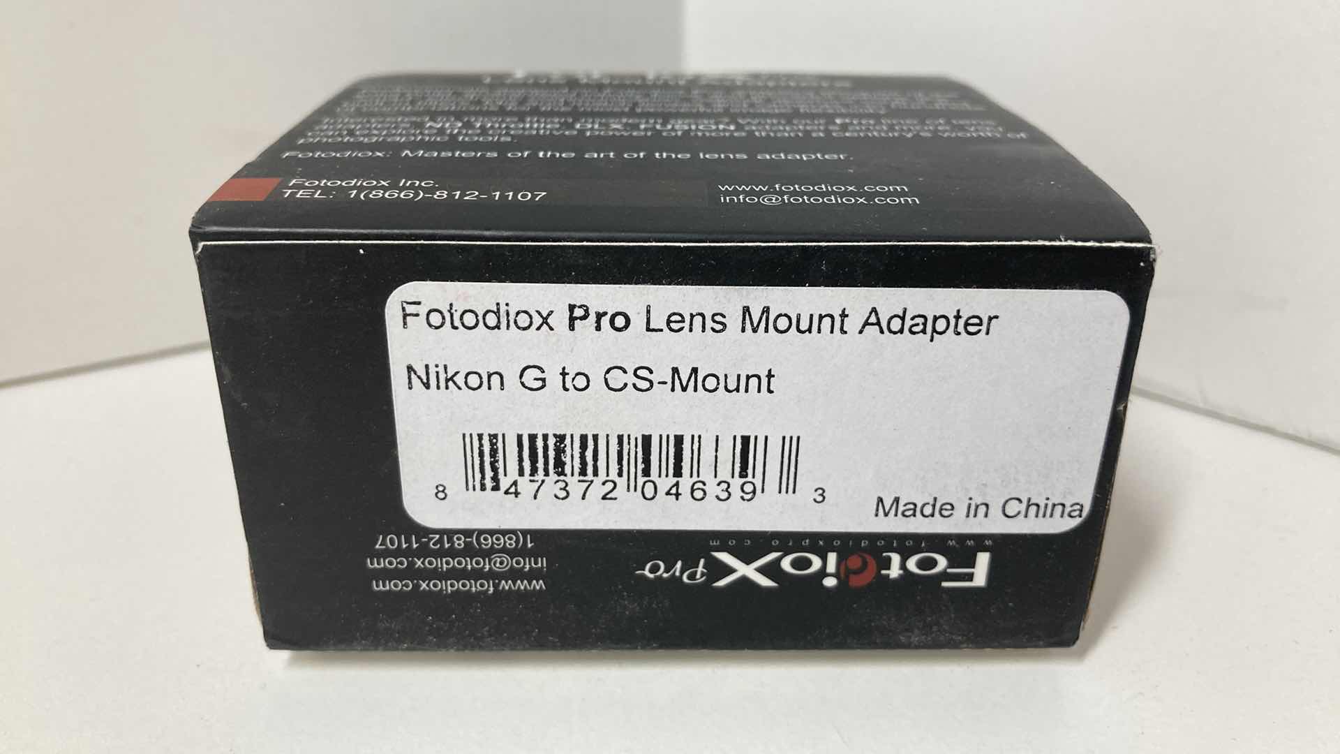 Photo 1 of NEW FOTODIOX PRO LENS MOUNT ADAPTER NIKON (G)-CS