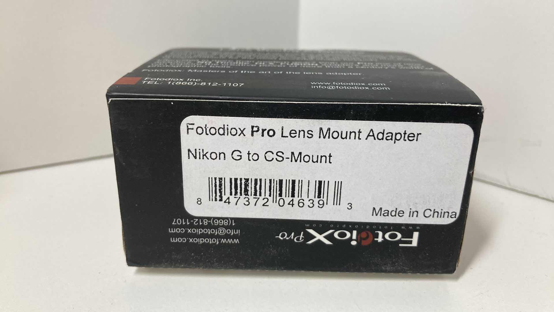 Photo 1 of NEW FOTODIOX PRO LENS MOUNT ADAPTER NIKON (G)-CS