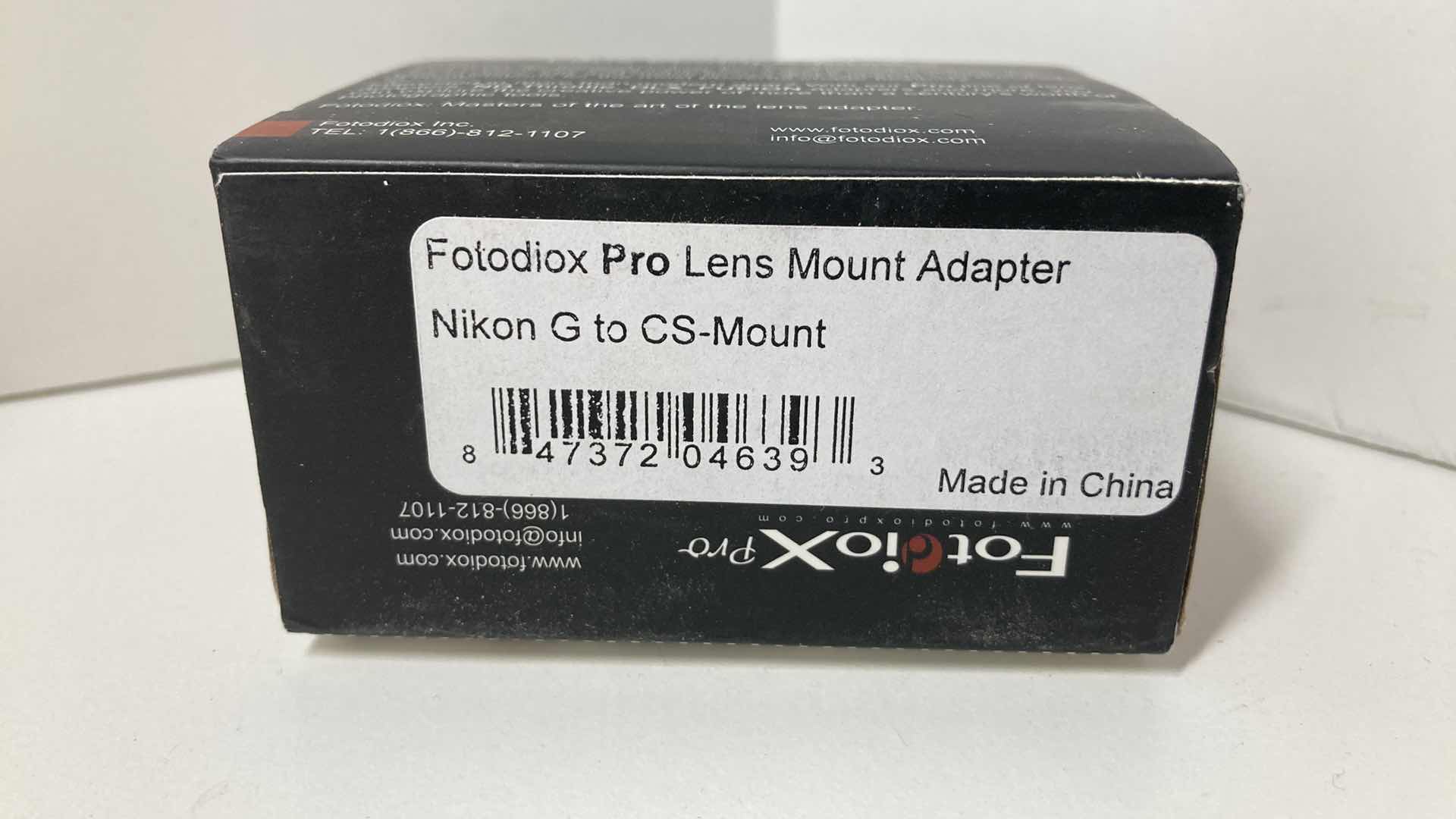 Photo 1 of NEW FOTODIOX PRO LENS MOUNT ADAPTER NIKON (G)-CS