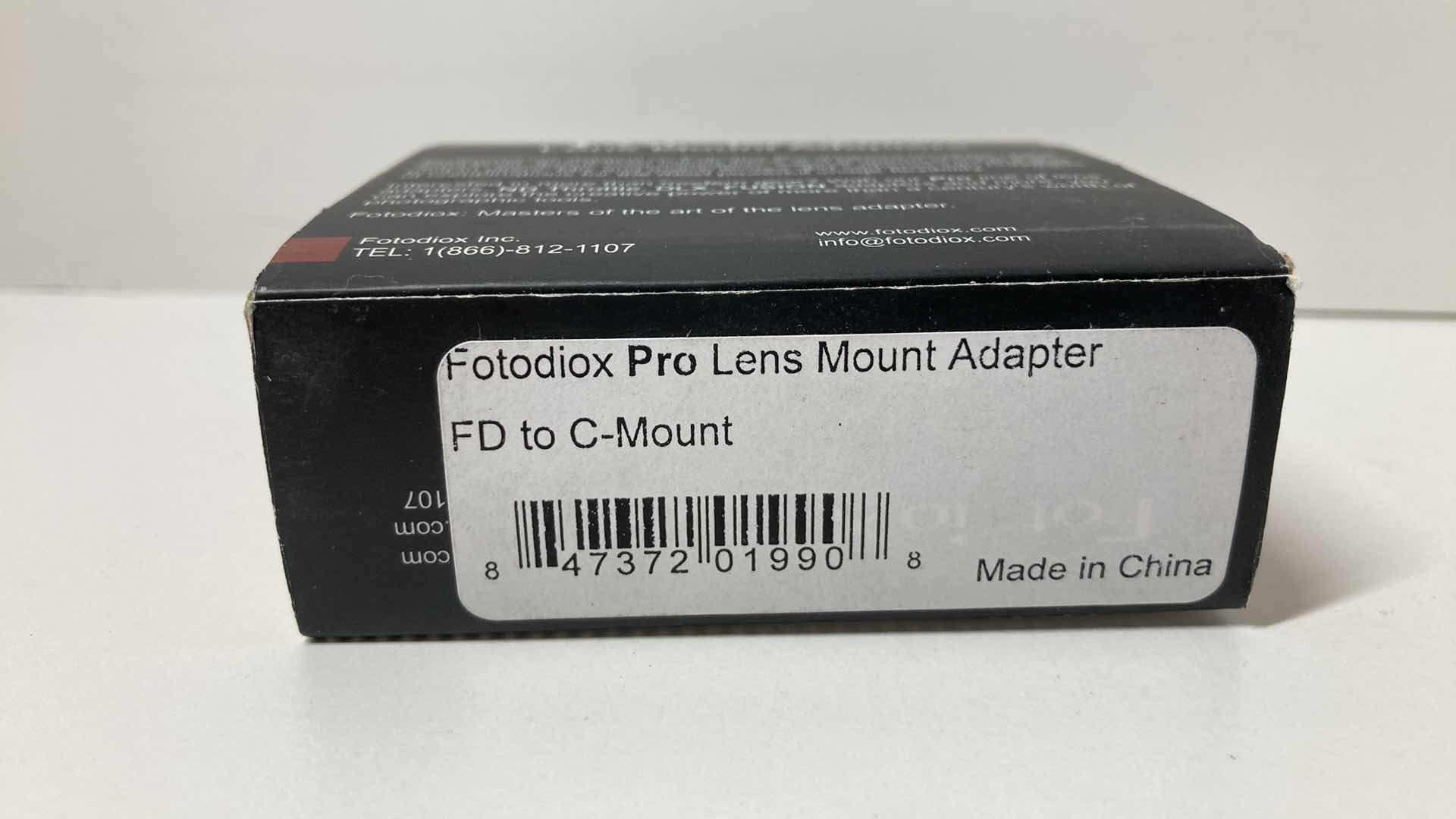 Photo 1 of NEW FOTODIOX PRO LENS MOUNT ADAPTER FD-C
