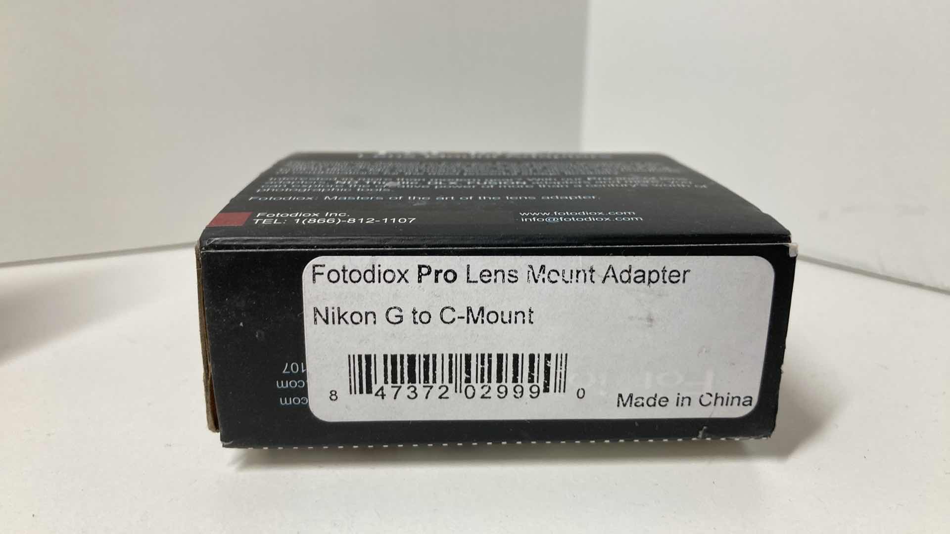 Photo 1 of NEW FOTODIOX PRO LENS MOUNT ADAPTER NIKON (G)-C