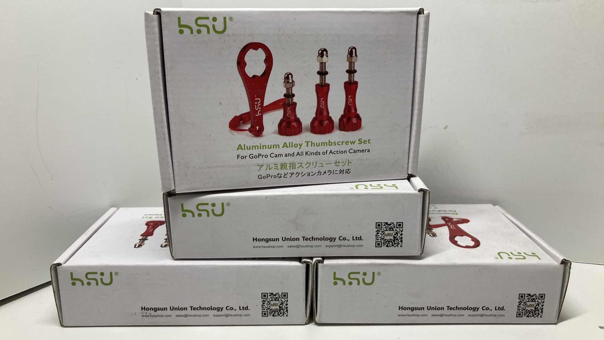 Photo 1 of NEW HSU ALUMINUM THUMBSCREW SET FOR ACTION CAMERAS (4)