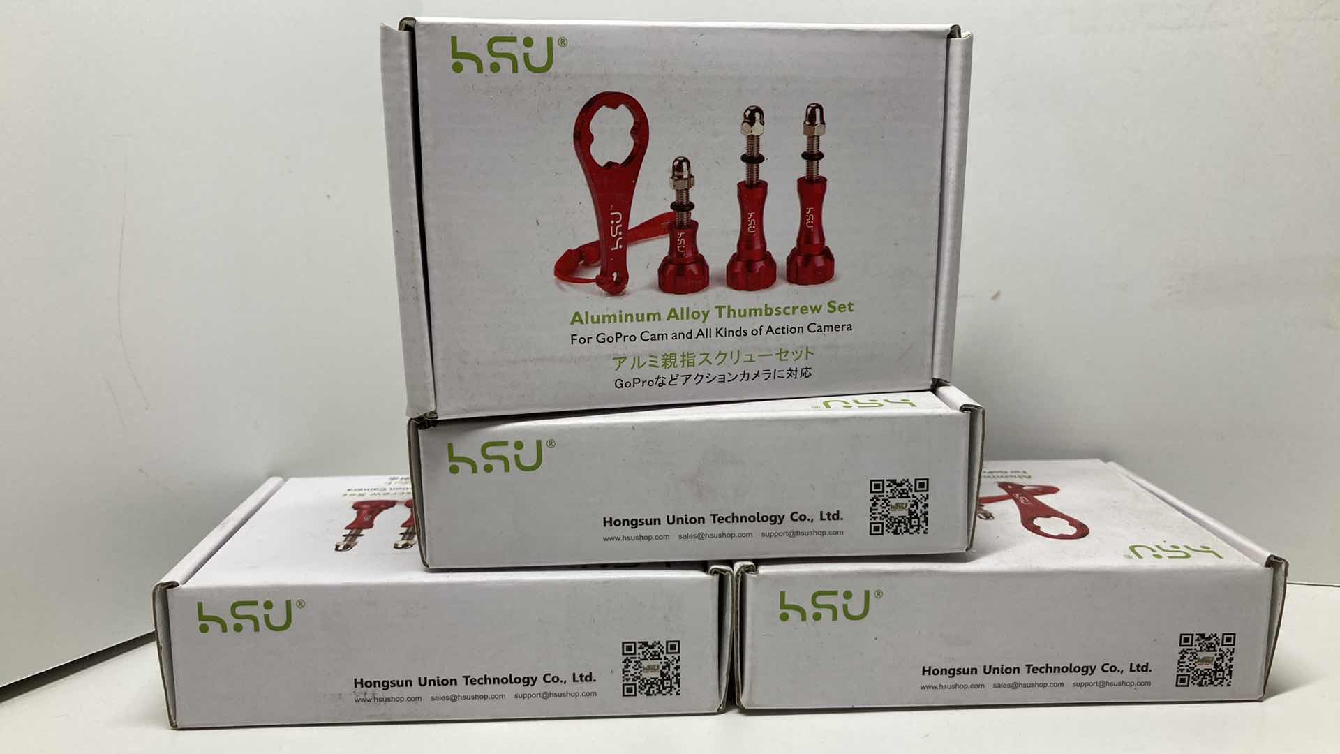 Photo 1 of NEW HSU ALUMINUM THUMBSCREW SET FOR ACTION CAMERAS (4)