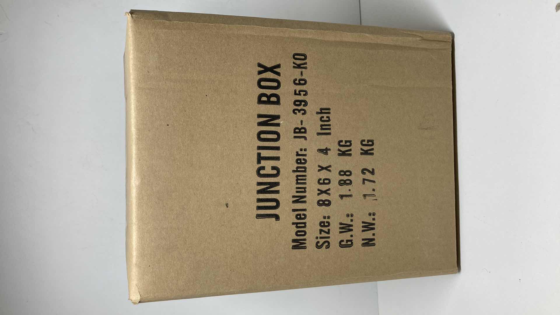 Photo 1 of NEEW BUD HEAVY-DUTY 16GA WELDED STEEL JUNCTION BOX MODEL JB-3956-KO (4)