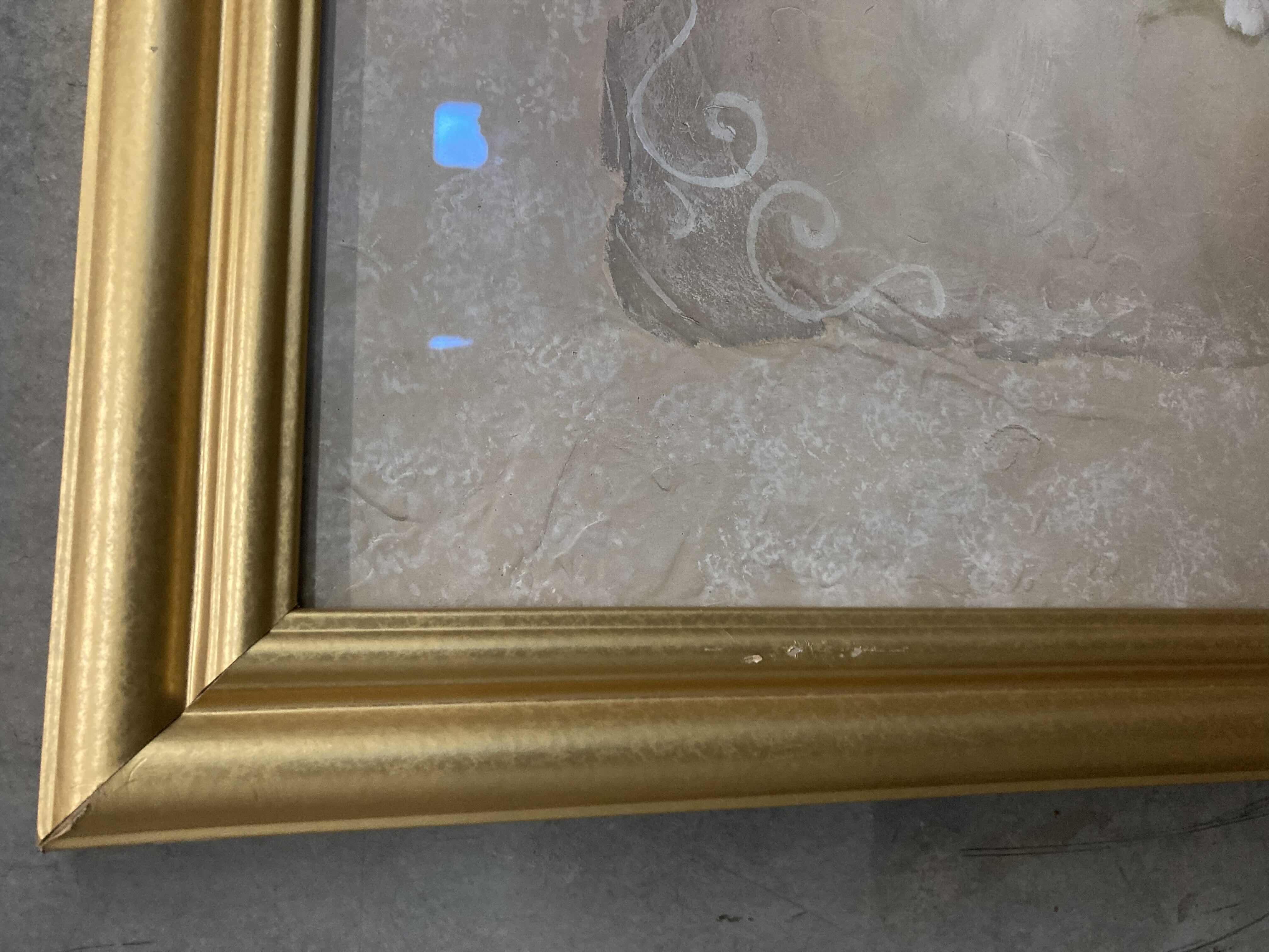 Photo 1 of FLORAL FRAMED ARTWORK BY VIVIAN FLASCH (2) 25.5” X 31.5”