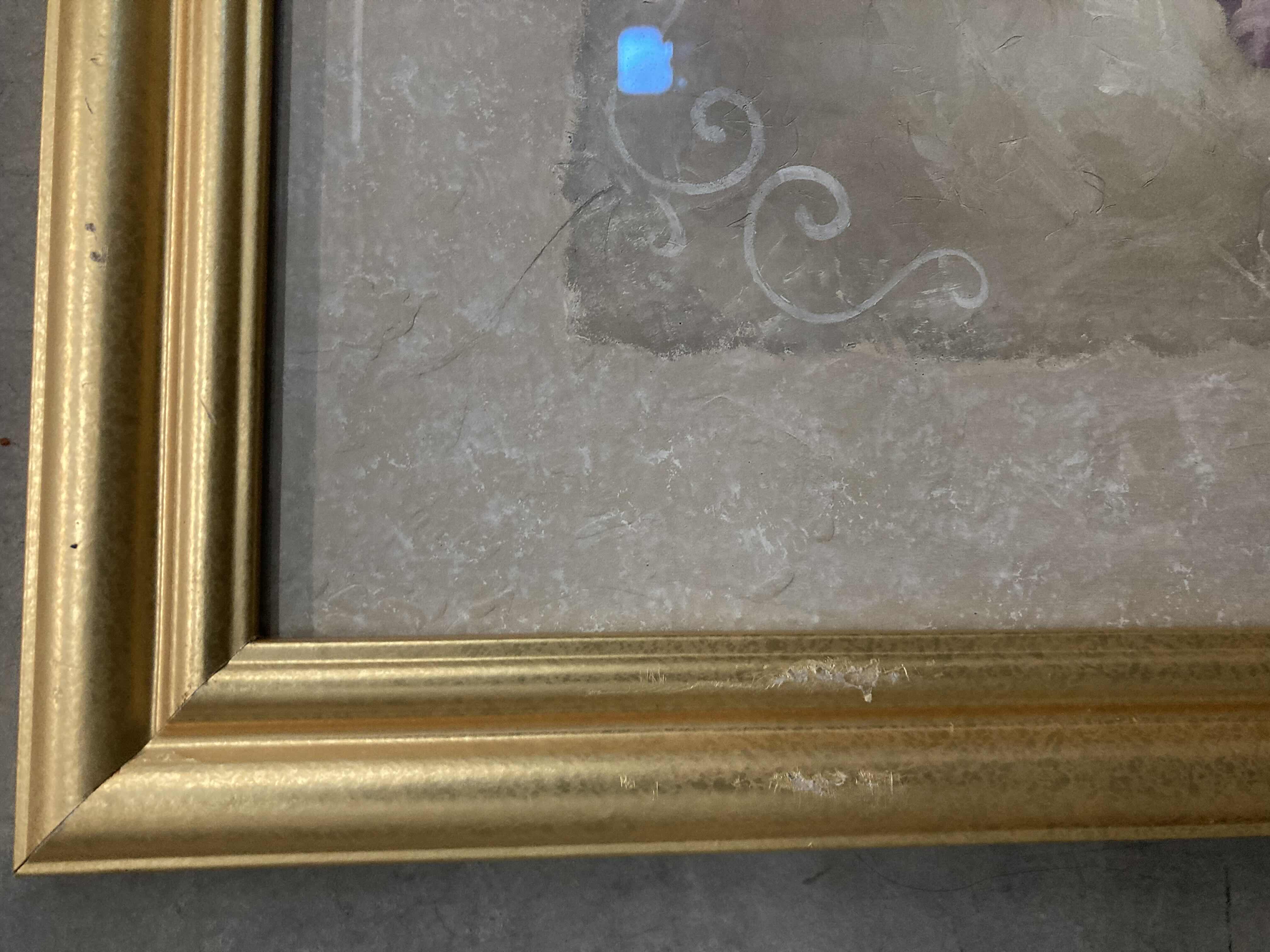 Photo 1 of FLORAL FRAMED ARTWORK BY VIVIAN FLASCH (2) 25.5” X 31.5”