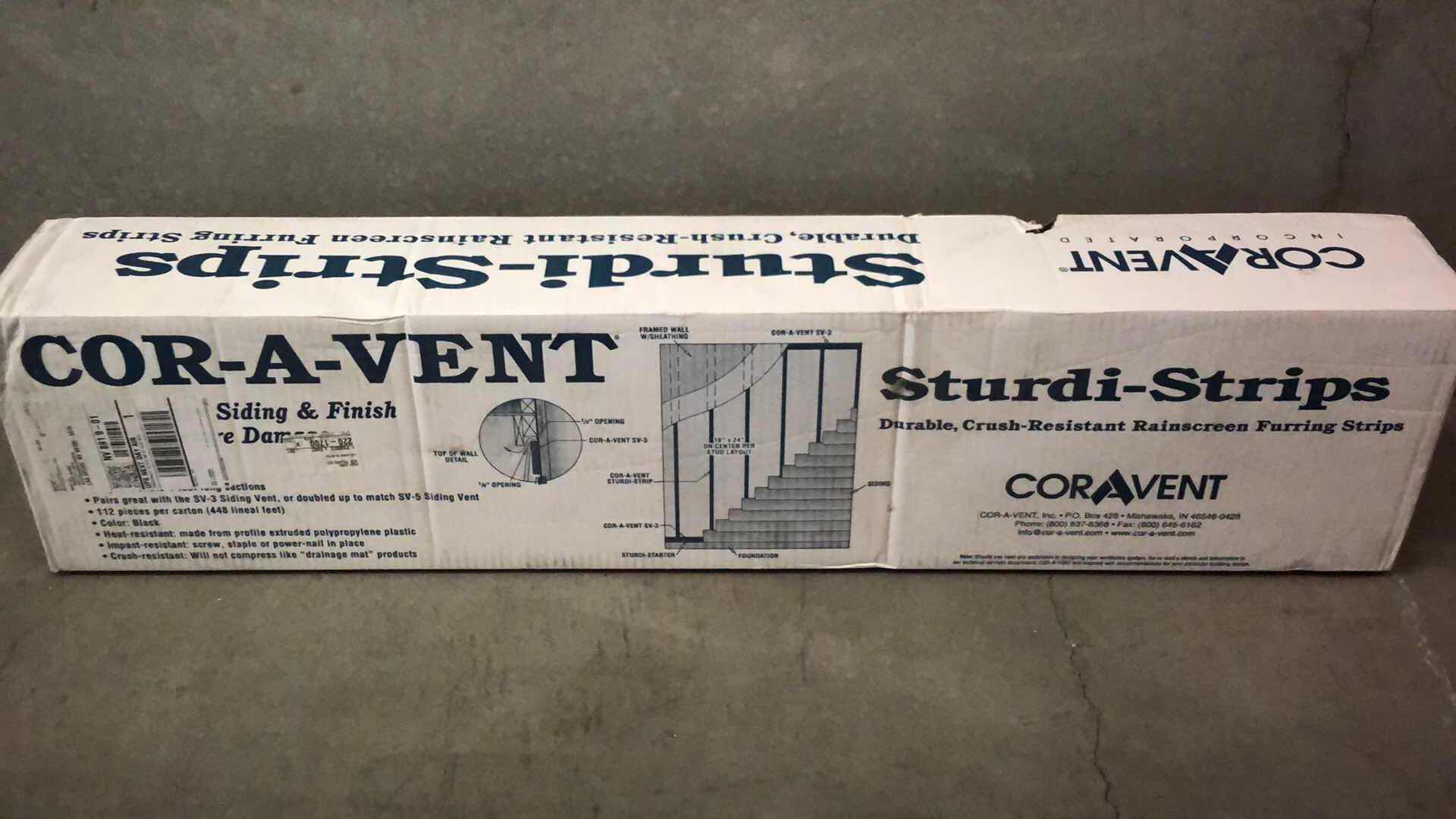 Photo 1 of NEW CORAVENT STURDISTRIPS 112PCS