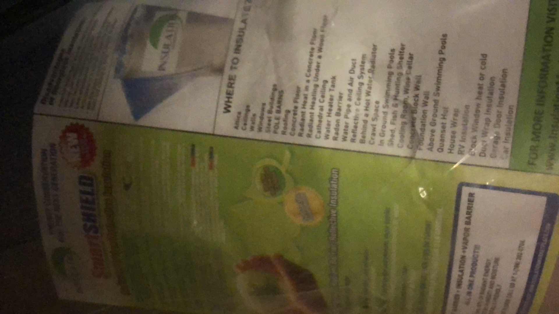 Photo 3 of ASSORTED INSULATING MATERIAL RUBBER HOSE AND LARGE PLASTIC VESSEL CRATE INCLUDED