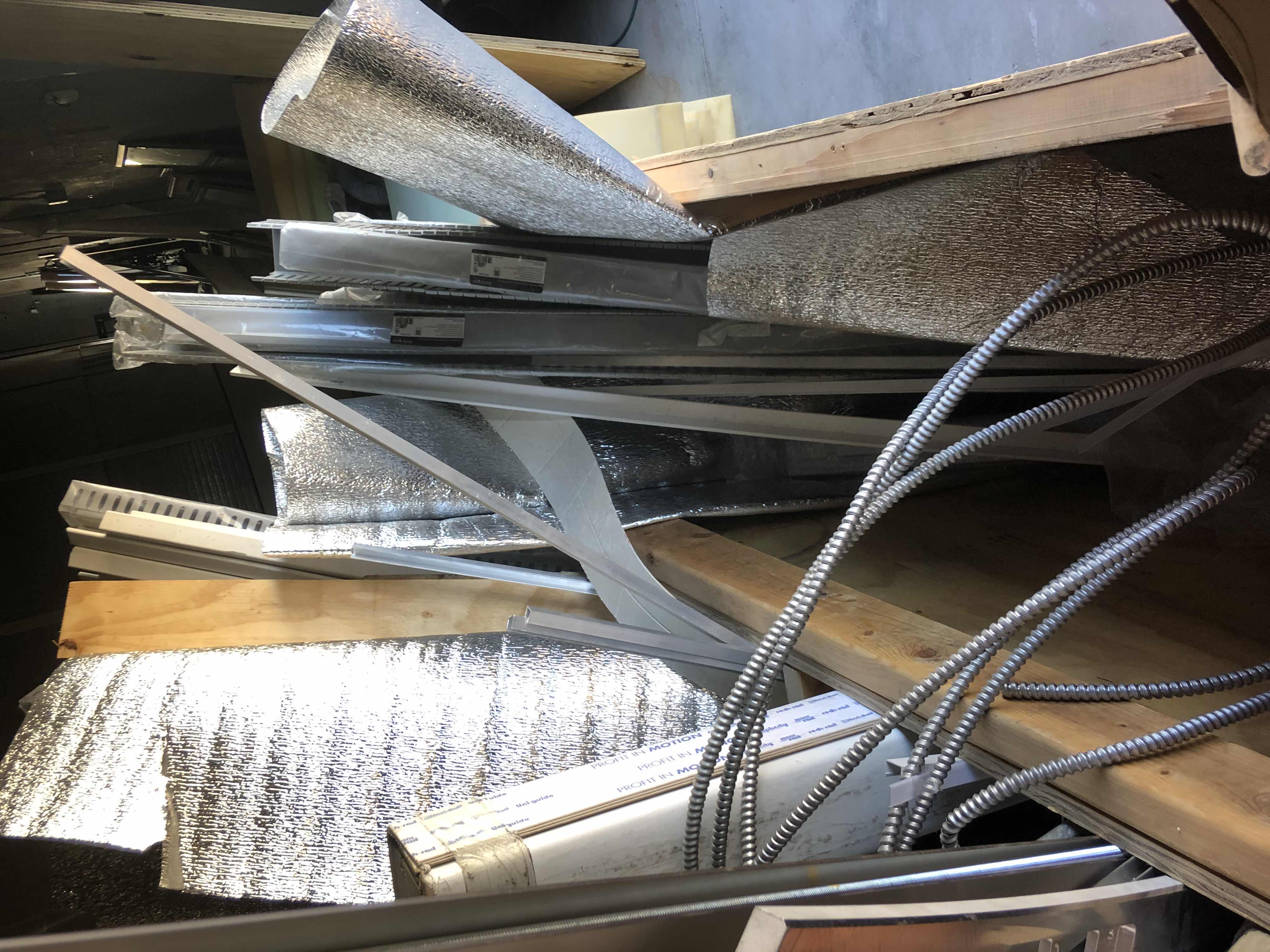 Photo 1 of ASSORTED SCRAP METAL, PVP PIPE, COPPER ETC CRATE INCLUDED