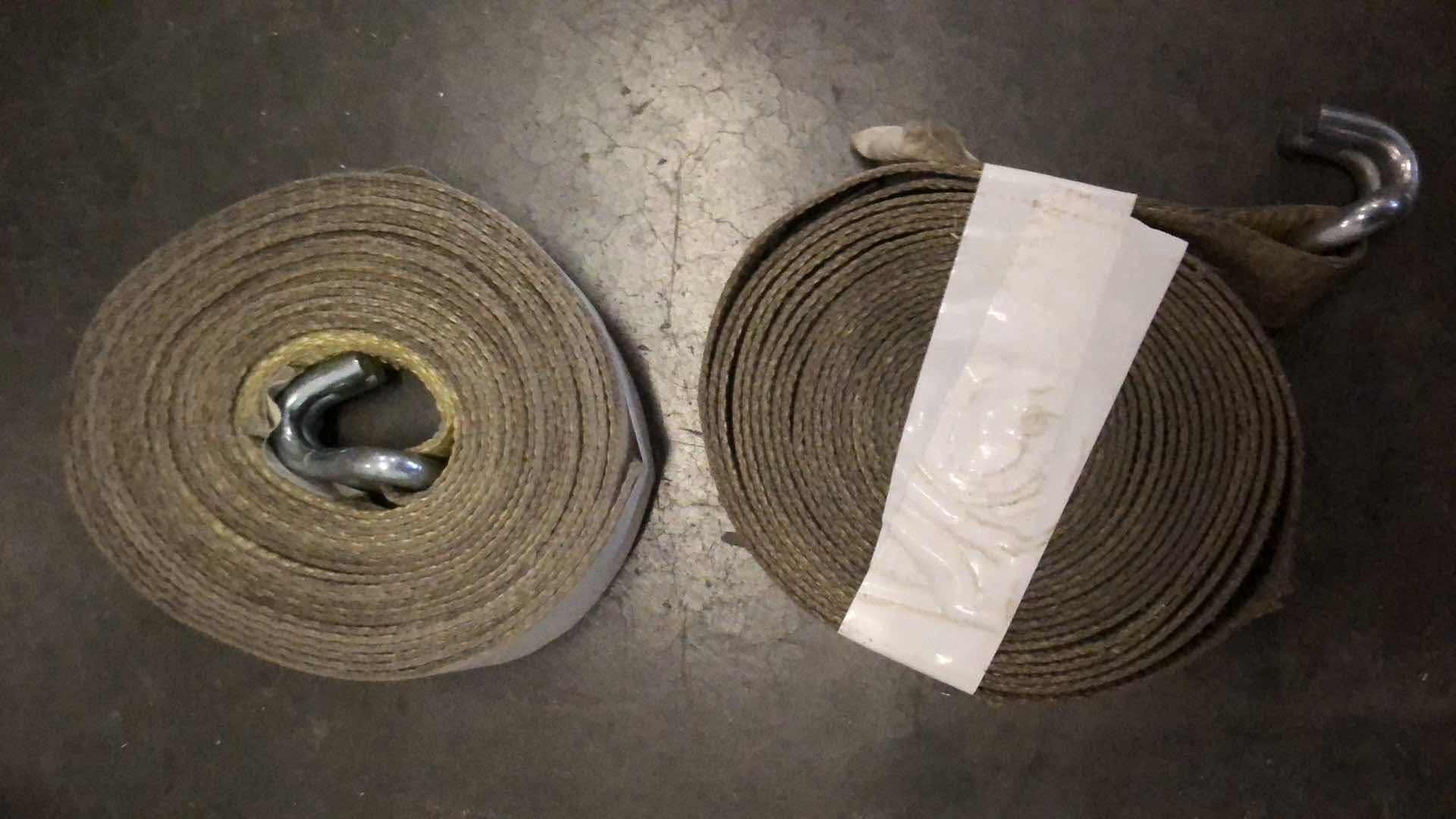 Photo 1 of HUSKY HEAVY DUTY RATCHET STRAPS (2)