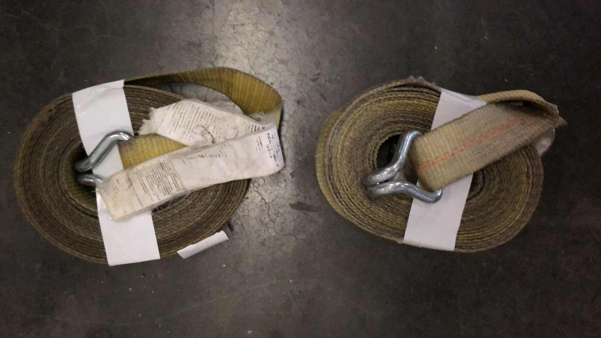 Photo 1 of HUSKY HEAVY DUTY RATCHET STRAPS (2)