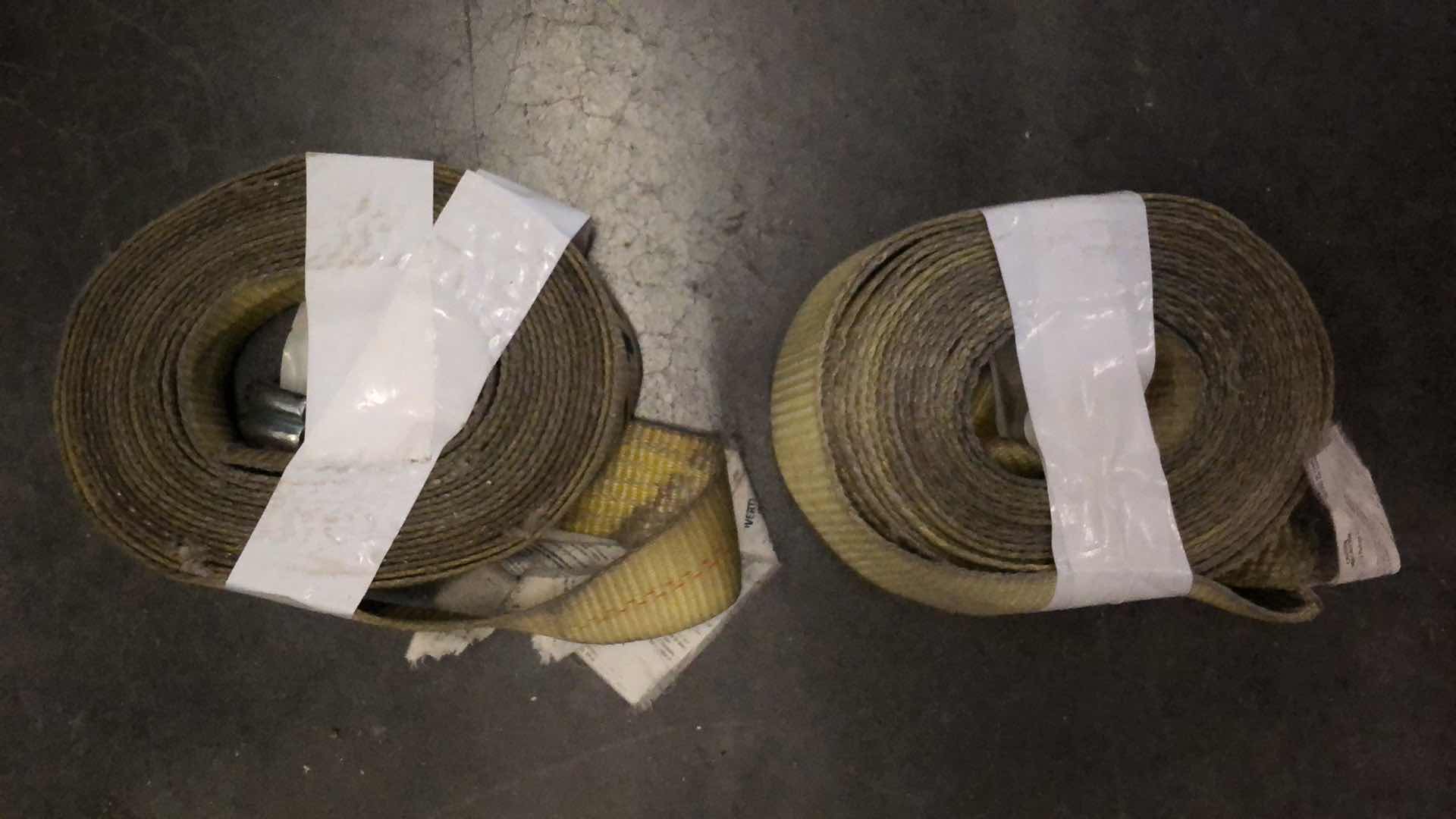 Photo 1 of HUSKY HEAVY DUTY RATCHET STRAPS (2)