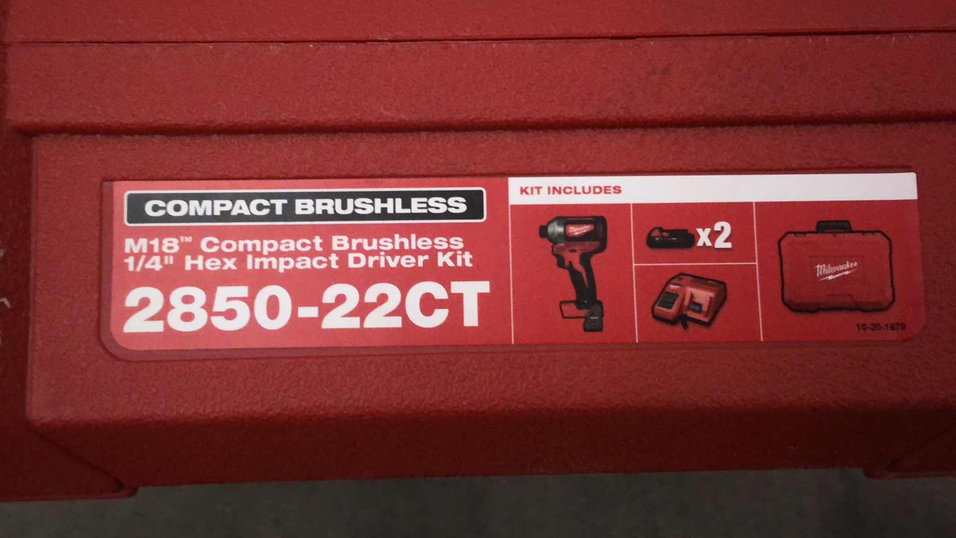 Photo 2 of MILWAUKEE TOOL CASES FOR COMPACT BRUSHLESS IMPACT DRIVER KIT, ROTARY HAMMER DRILL KIT AND M18 FUEL TWO TOOL COMBO KIT