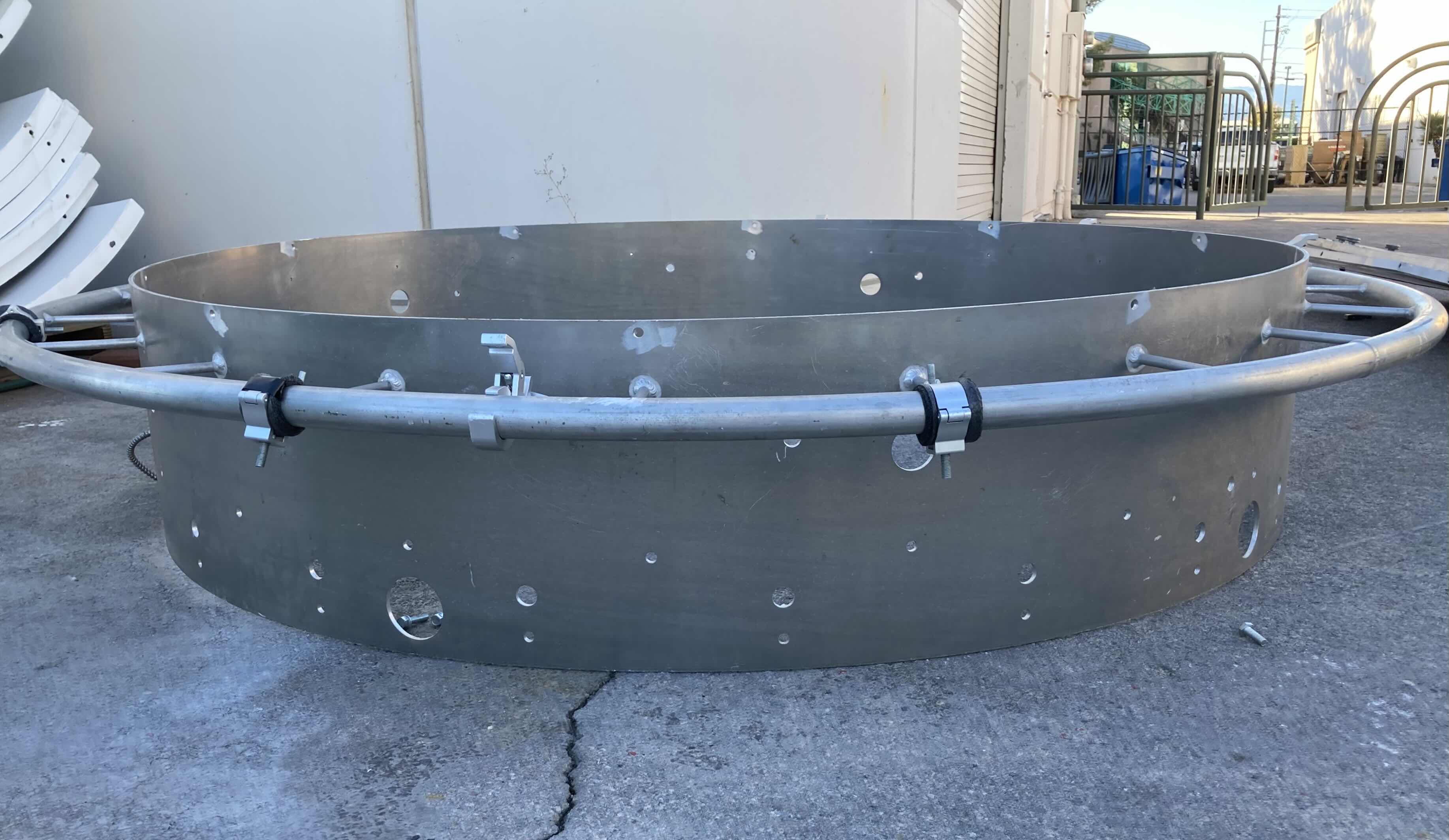 Photo 1 of CUSTOM STAGE CEILING MOUNTED STEEL & ALUMINUM LIGHT RACK 90” X 16”