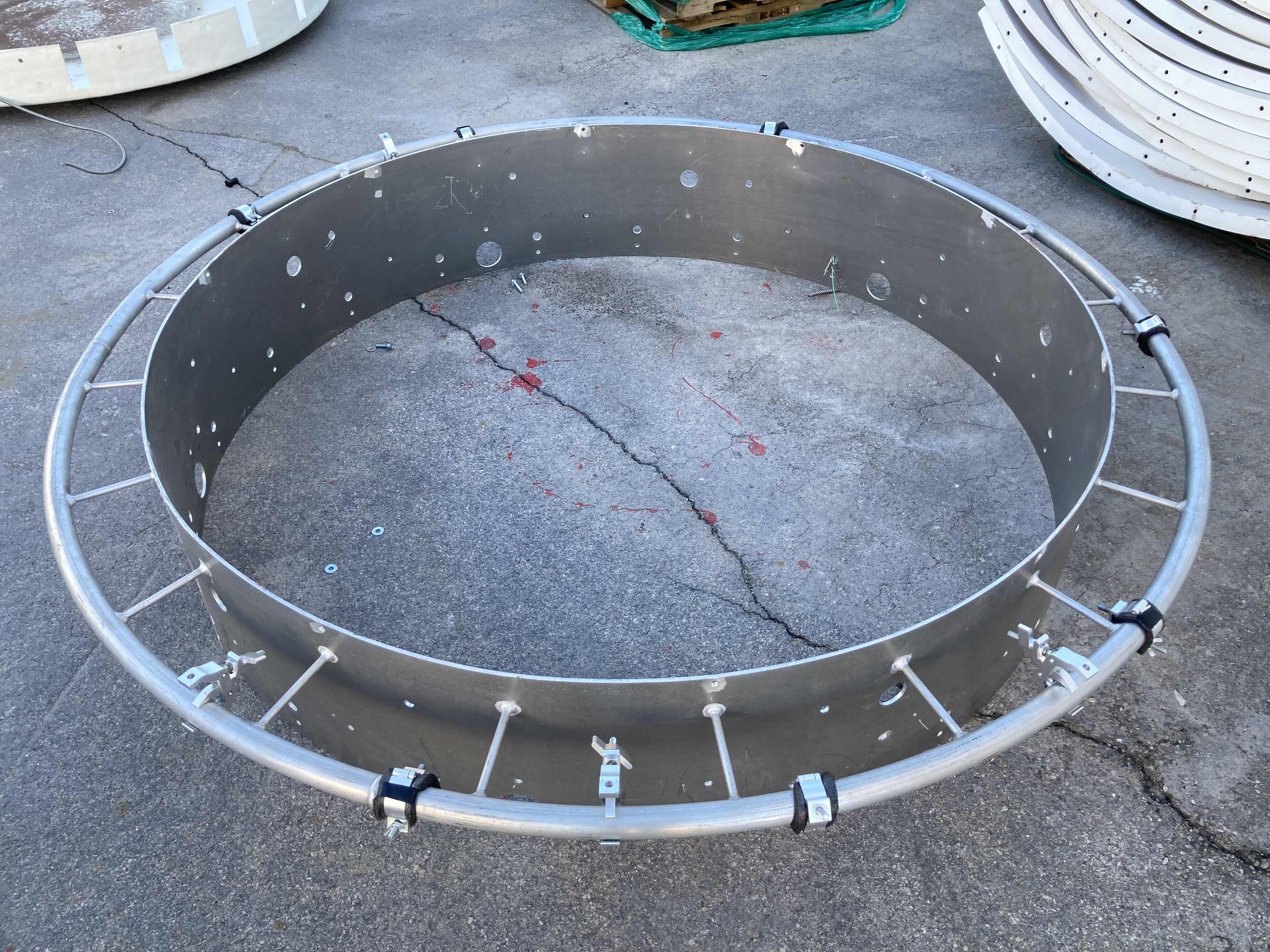 Photo 1 of CUSTOM STAGE CEILING MOUNTED STEEL & ALUMINUM LIGHT RACK 90” X 16”