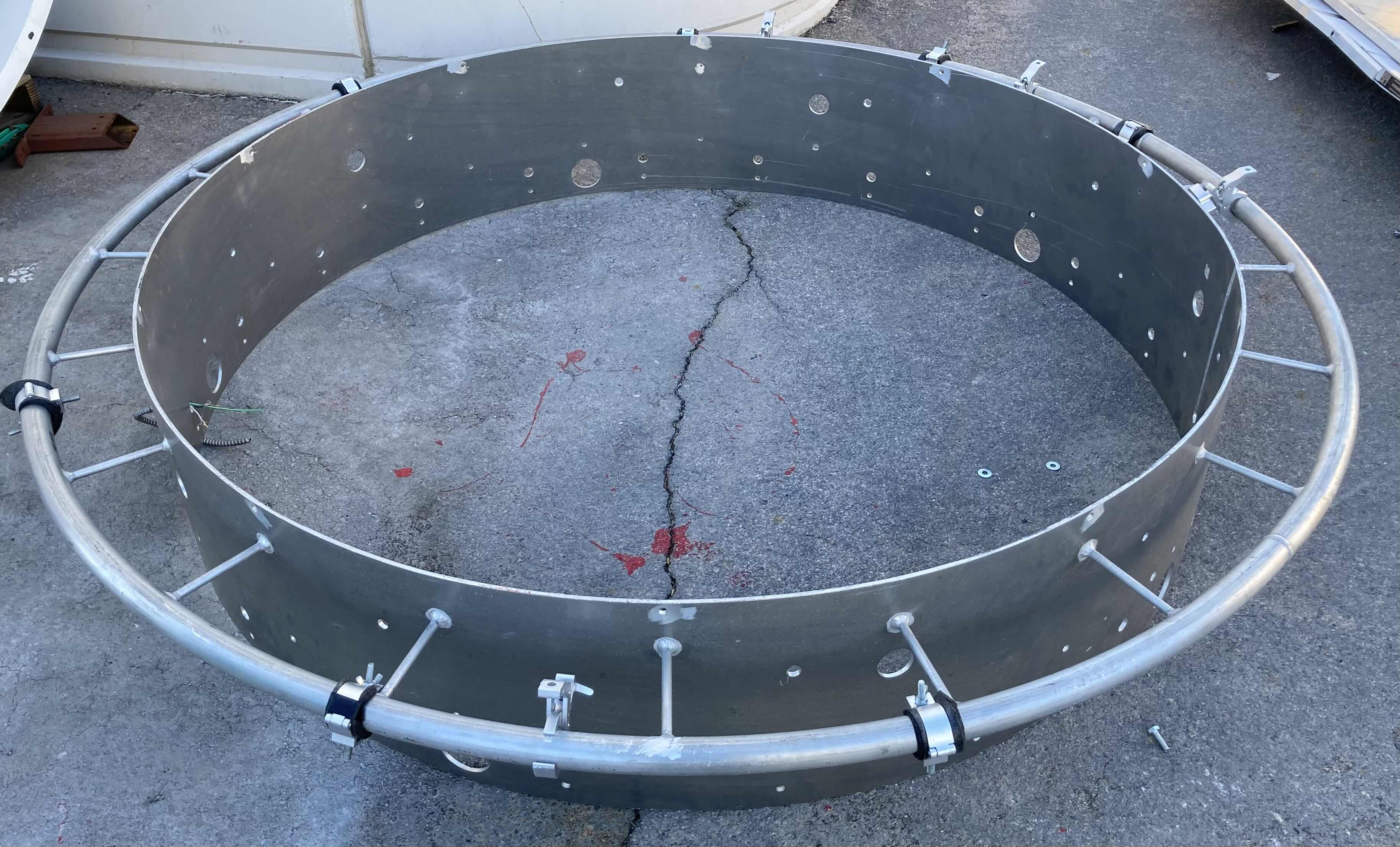 Photo 1 of CUSTOM STAGE CEILING MOUNTED STEEL & ALUMINUM LIGHT RACK 90” X 16”