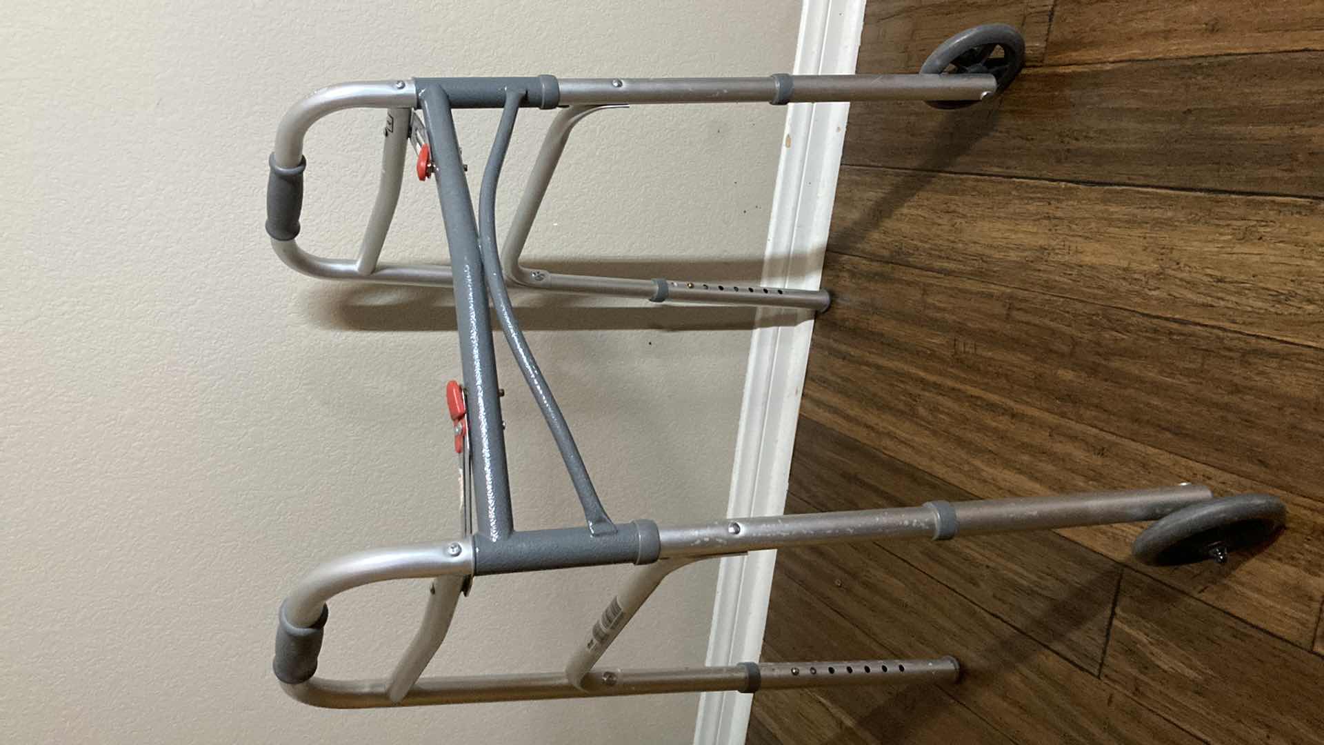 Photo 1 of DRIVE STANDARD FOLDING WALKER W CRUTCHES & GRABBER