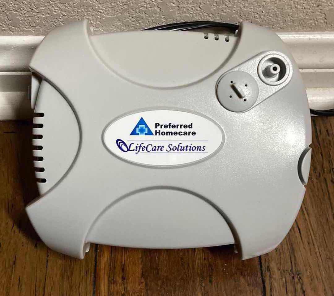 Photo 1 of DRIVE COMPRESSOR NEBULIZER MODEL PB42367R W ATTACHMENTS & SALTER LABS NASAL HOSES