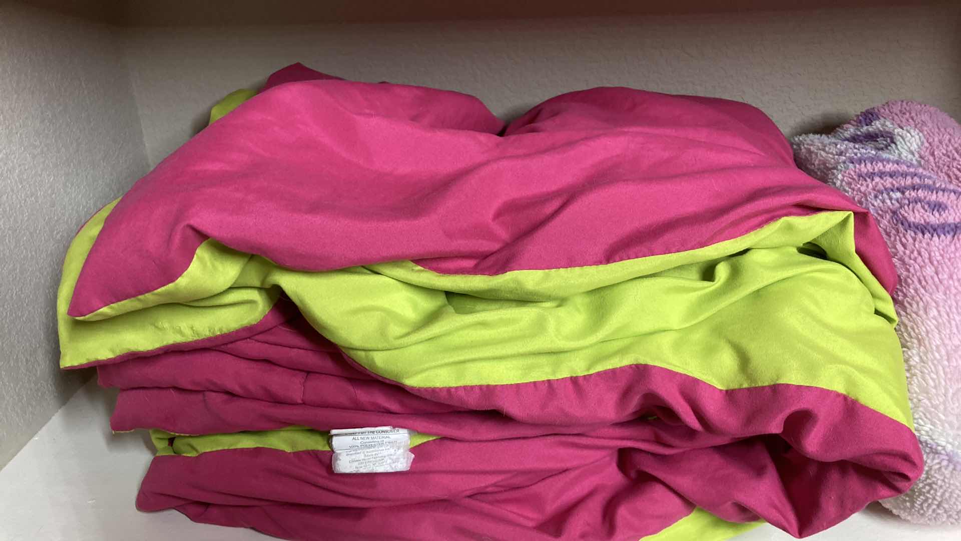 Photo 1 of COMFORTERS (3) & THROW BLANKET- VARIOUS SIZES