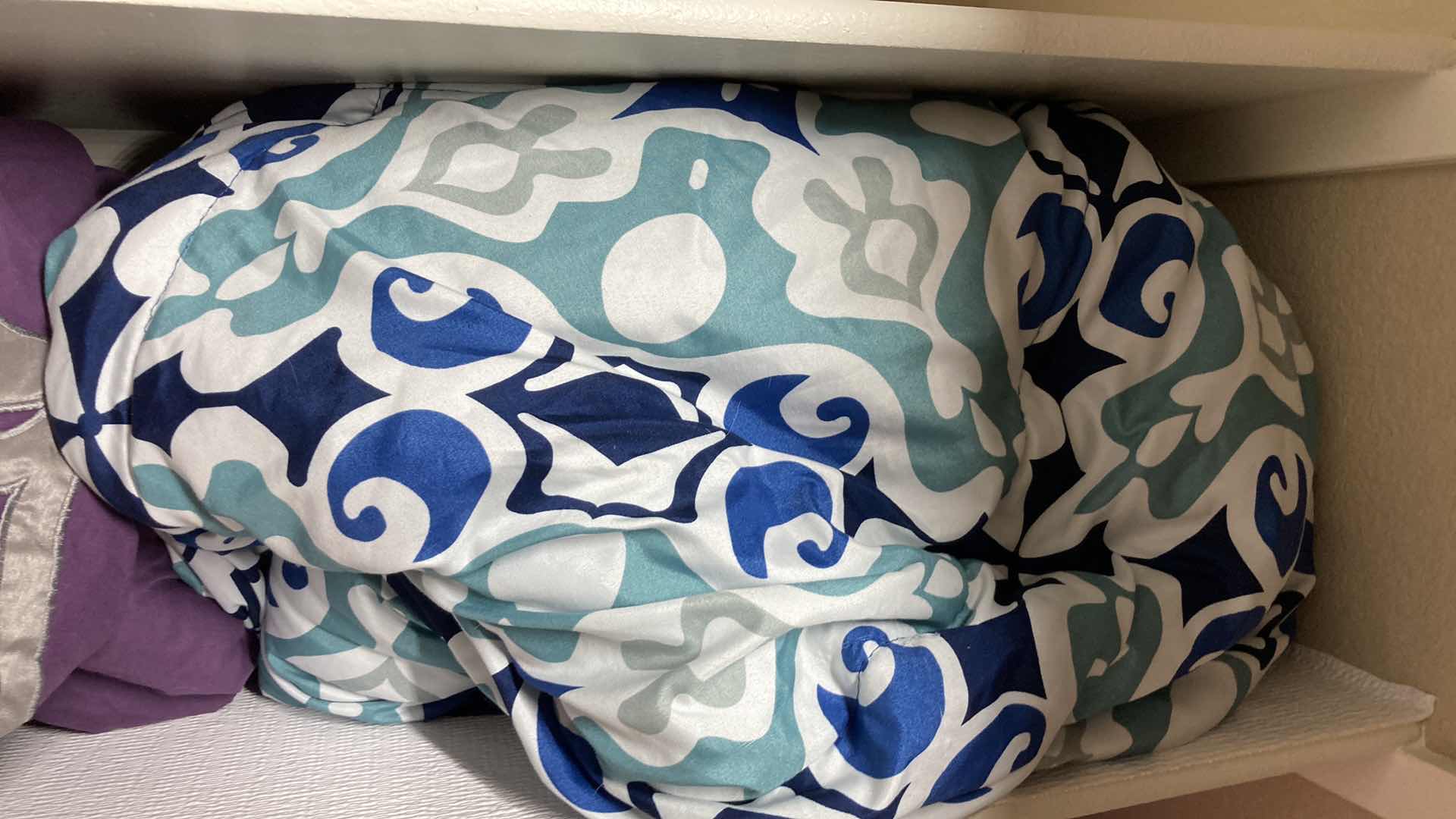 Photo 1 of COMFORTERS (3) & THROW BLANKET- VARIOUS SIZES