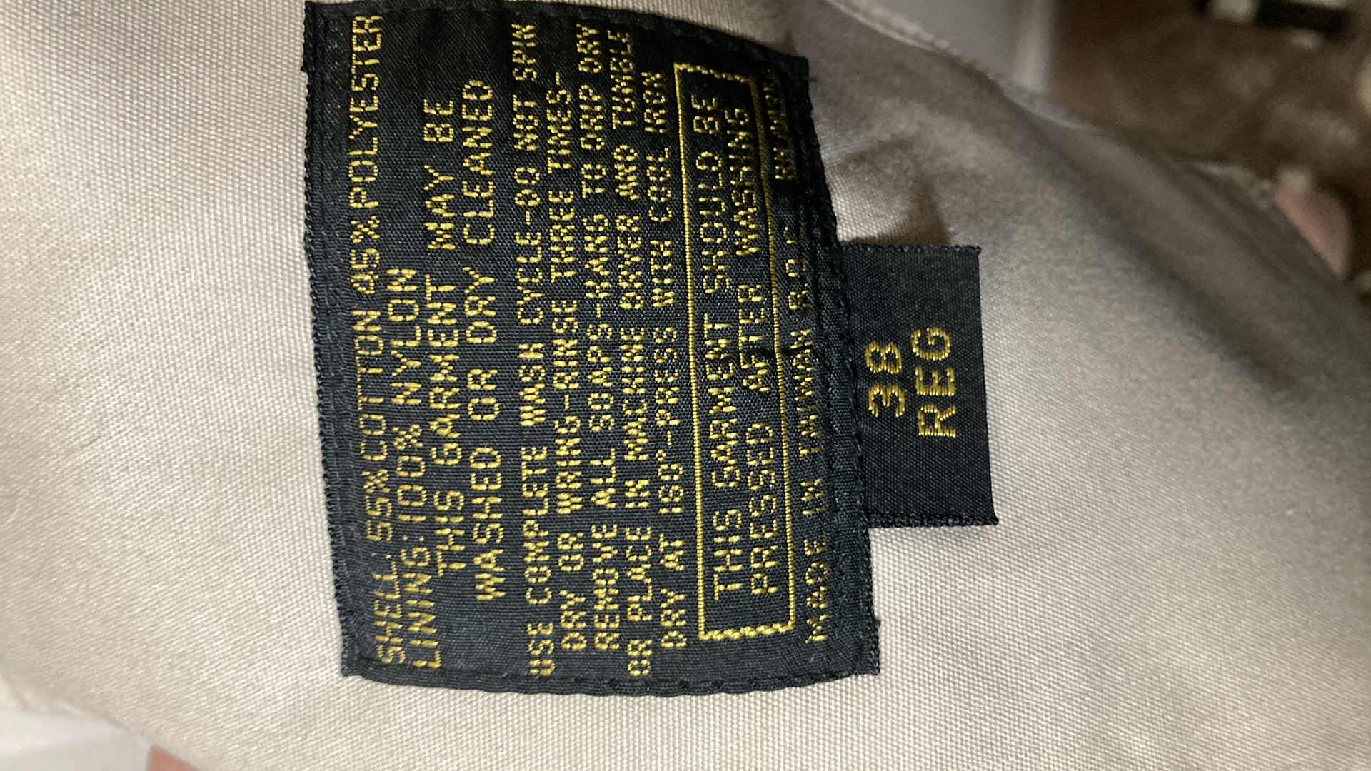 Photo 1 of BEIGE TRENCH COAT SIZE 38