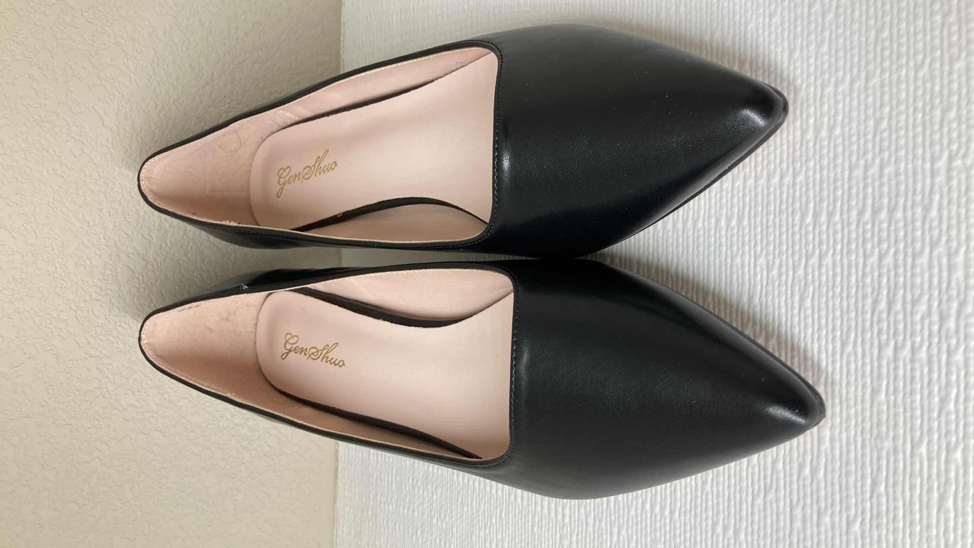 Photo 1 of GEN SHUO BLACK HEELS WOMENS SIZE 10