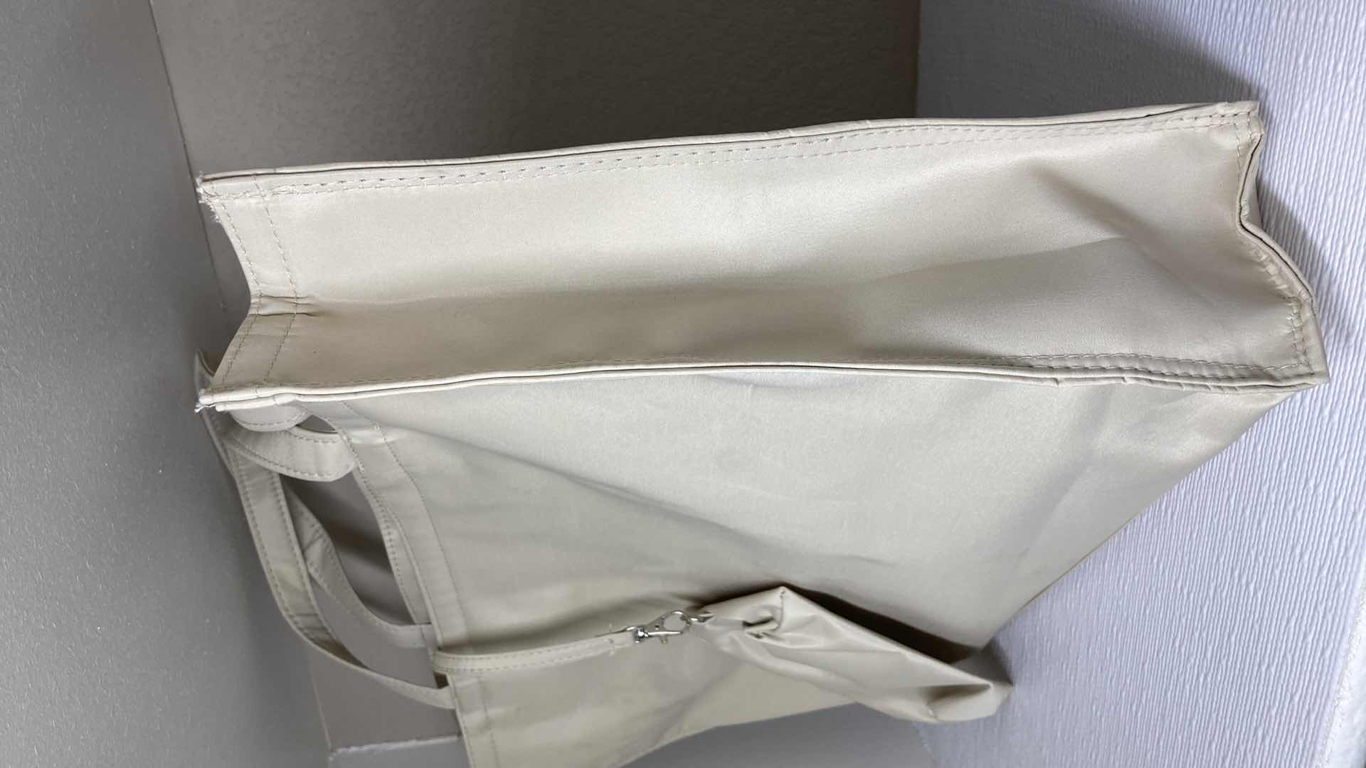 Photo 1 of BEIGE NYLON TOTE W 5 PHOTO SLOTS 18” X 12”